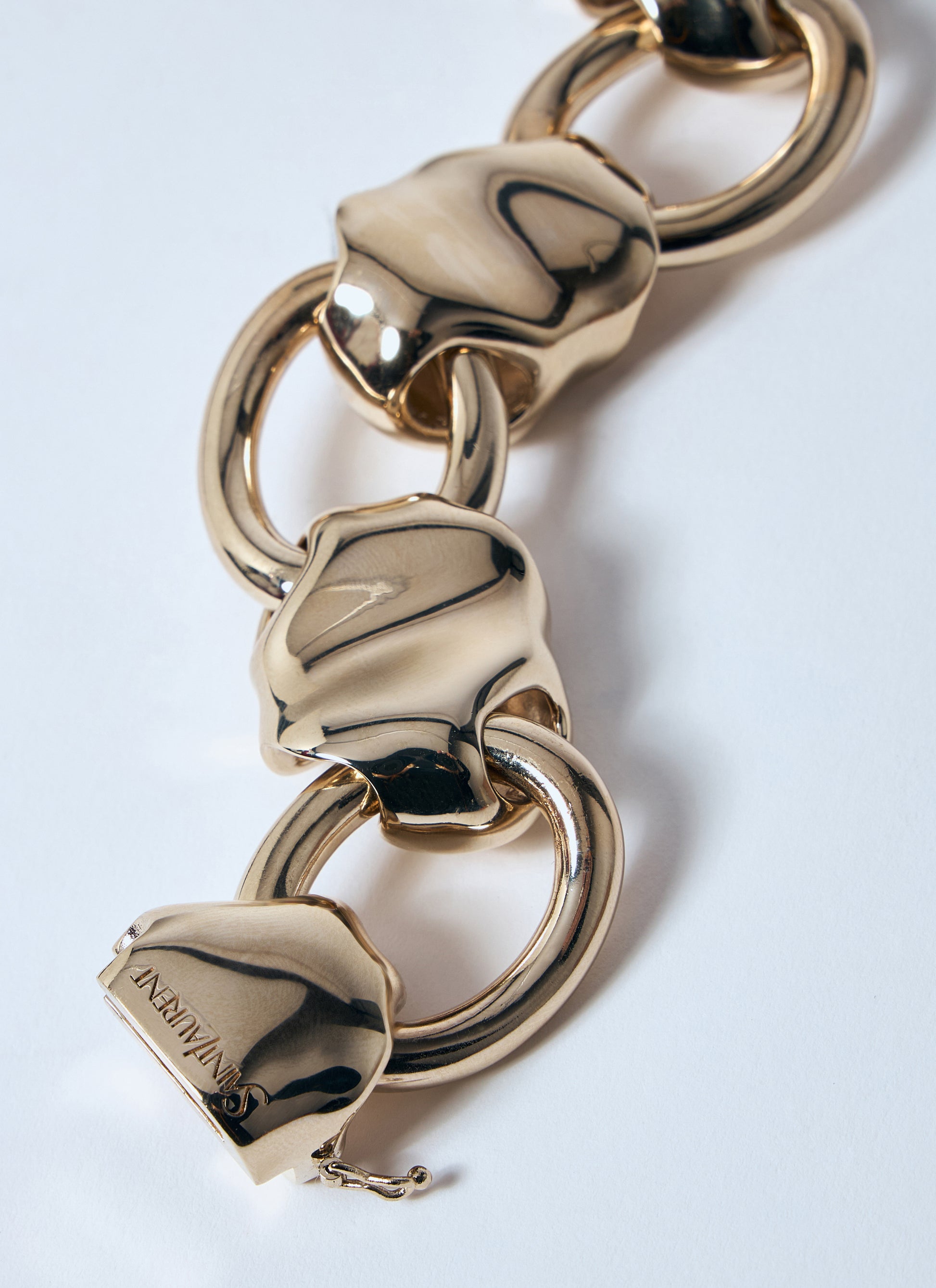 Saint Laurent Women Shell Chain Bracelet SAINT LAURENT