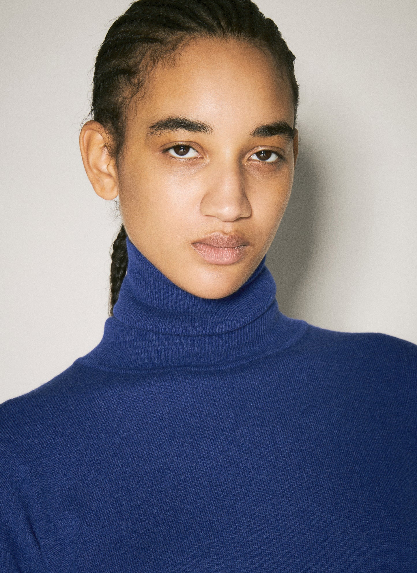 Saint Laurent Women Turtleneck Garter Sweater SAINT LAURENT