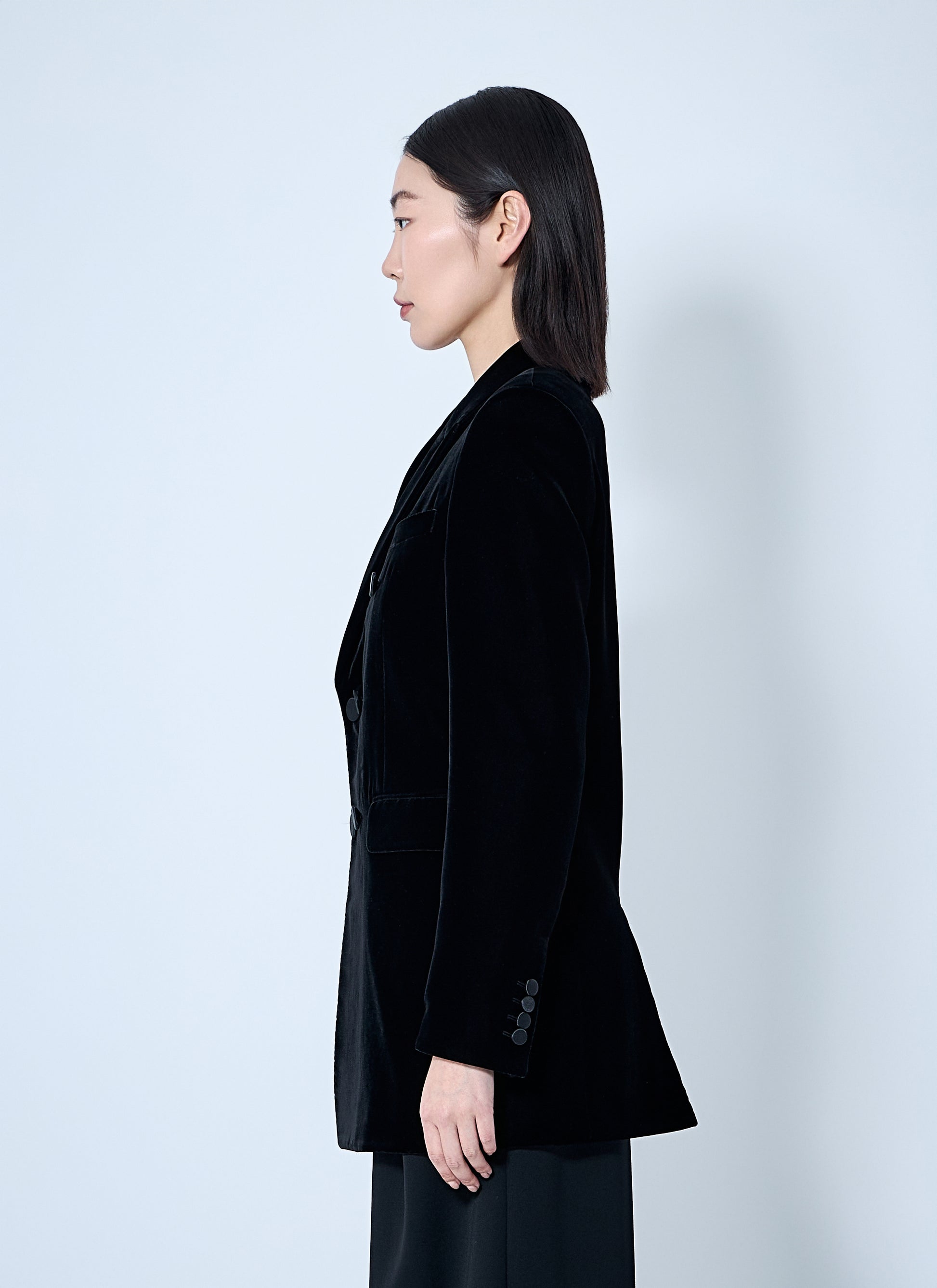 Saint Laurent Women Velvet Blazer SAINT LAURENT
