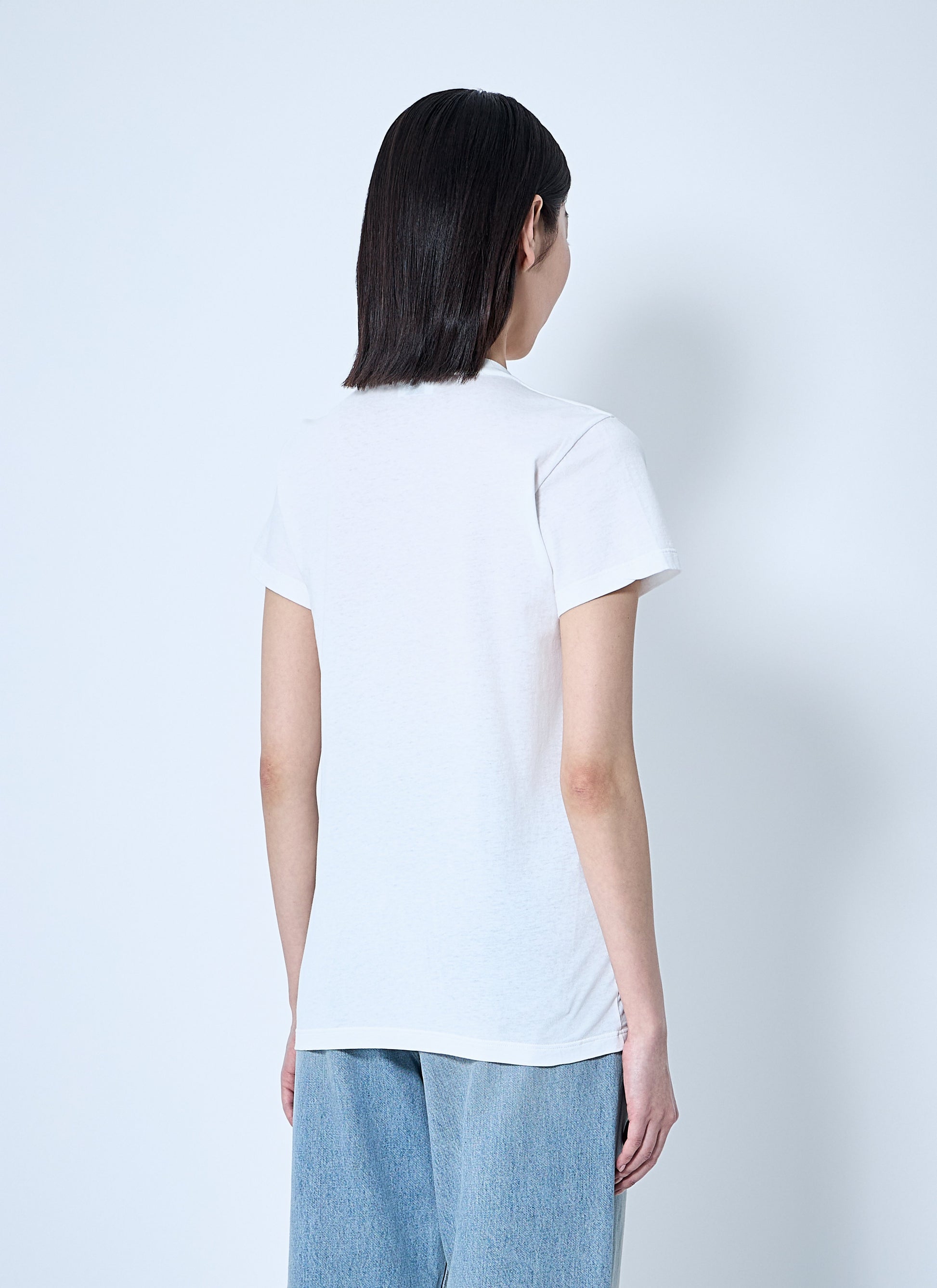 Saint Laurent Women Logo Motif T-Shirt SAINT LAURENT