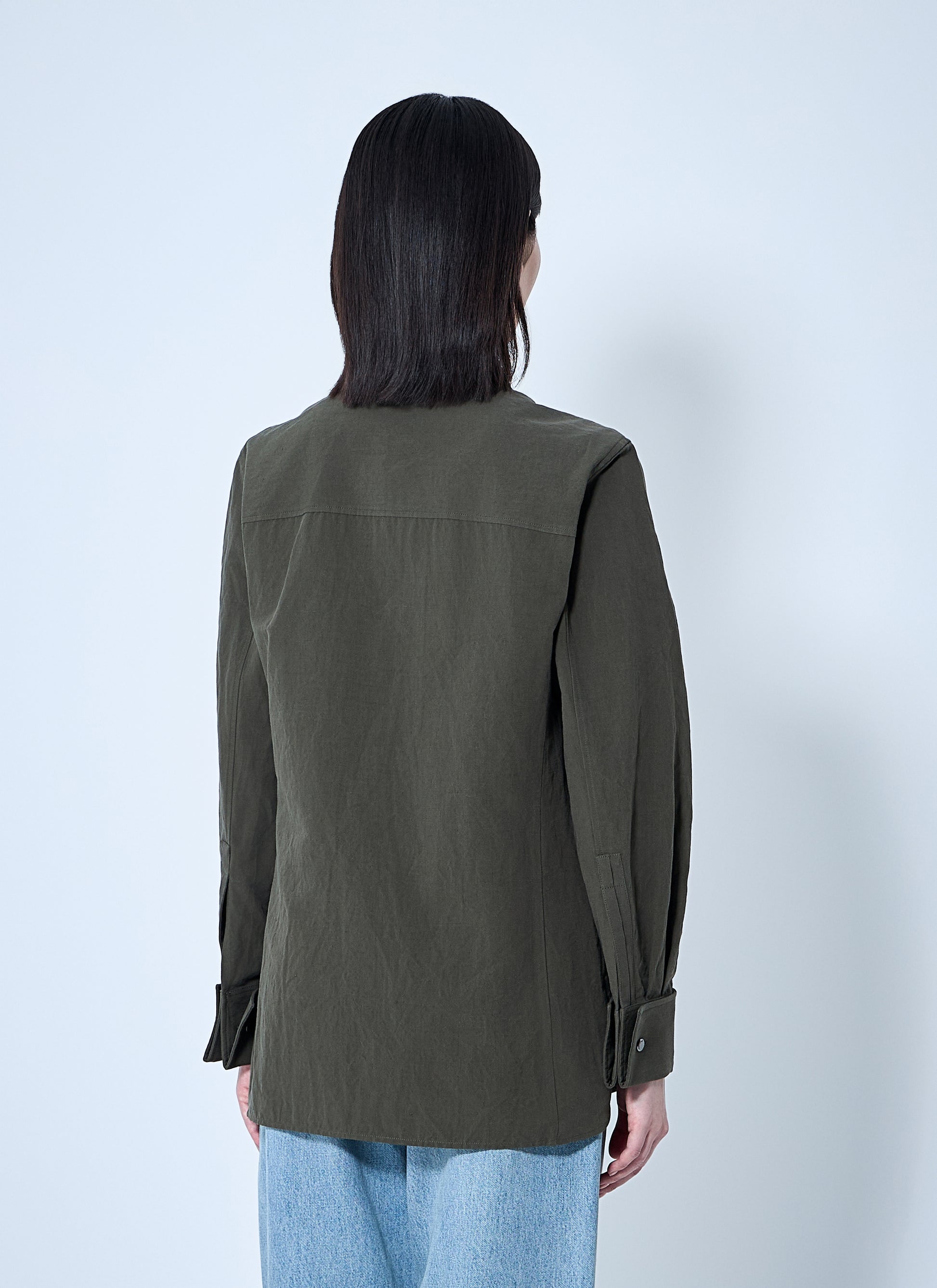 Saint Laurent Women Cassandre Shirt SAINT LAURENT