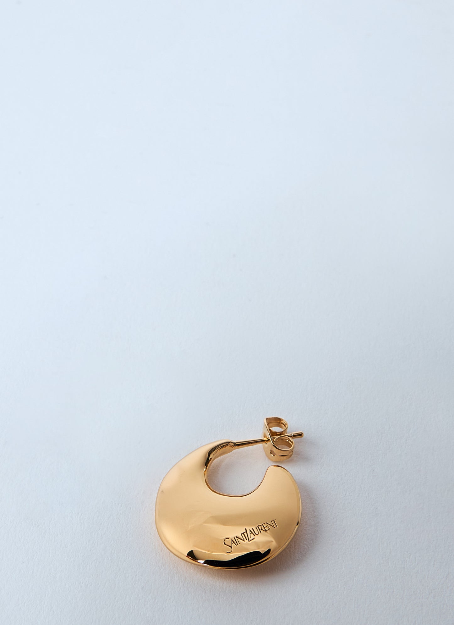 Saint Laurent Women Teardrop Hoop Earrings SAINT LAURENT