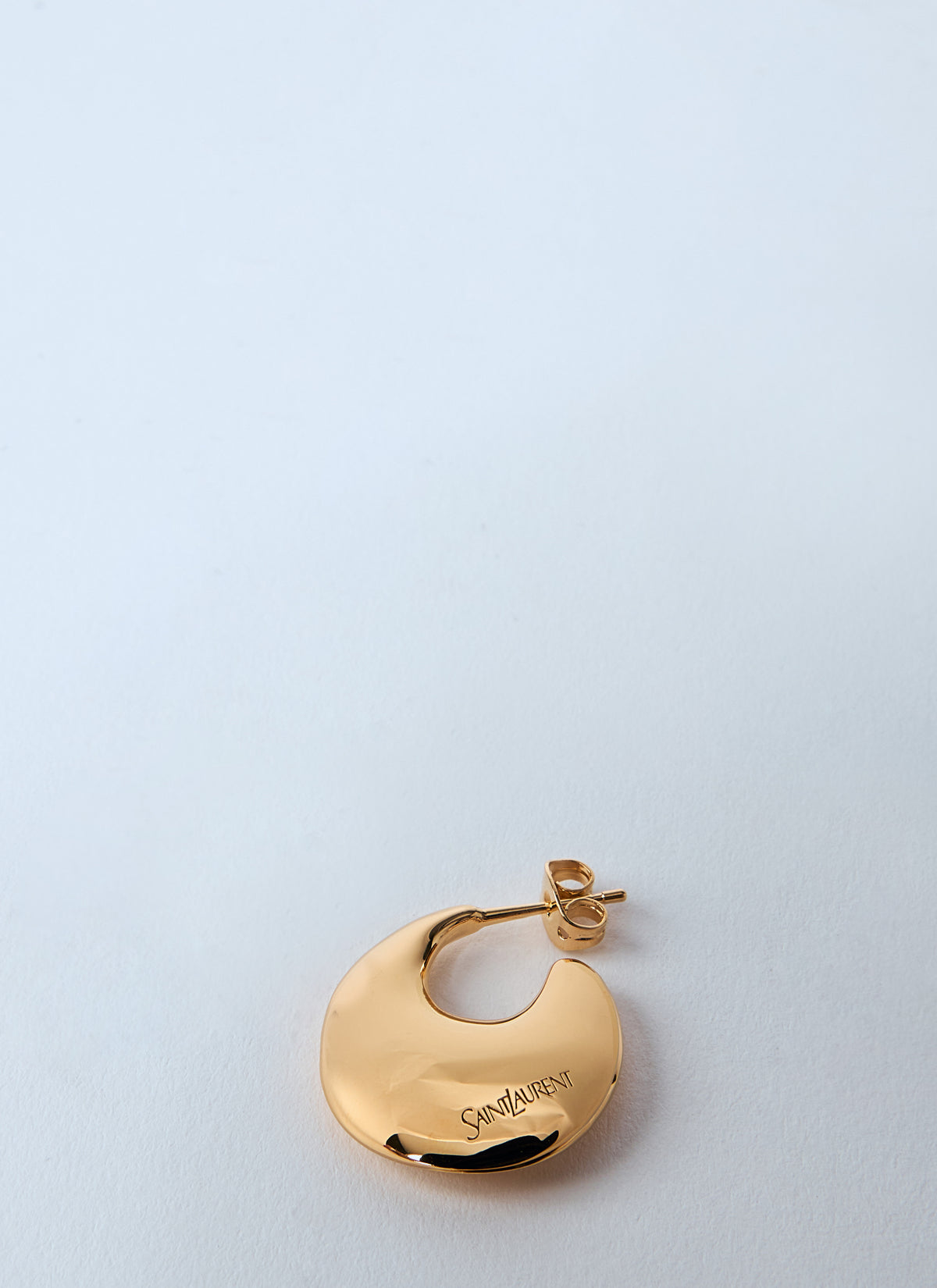 Saint Laurent Women Teardrop Hoop Earrings SAINT LAURENT