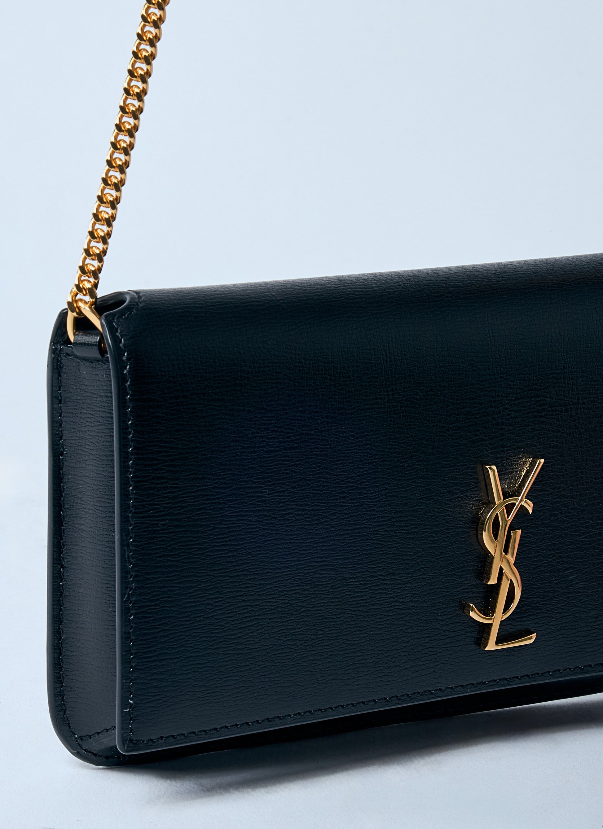 Saint Laurent Women Cassandre Phone Case On Chain SAINT LAURENT