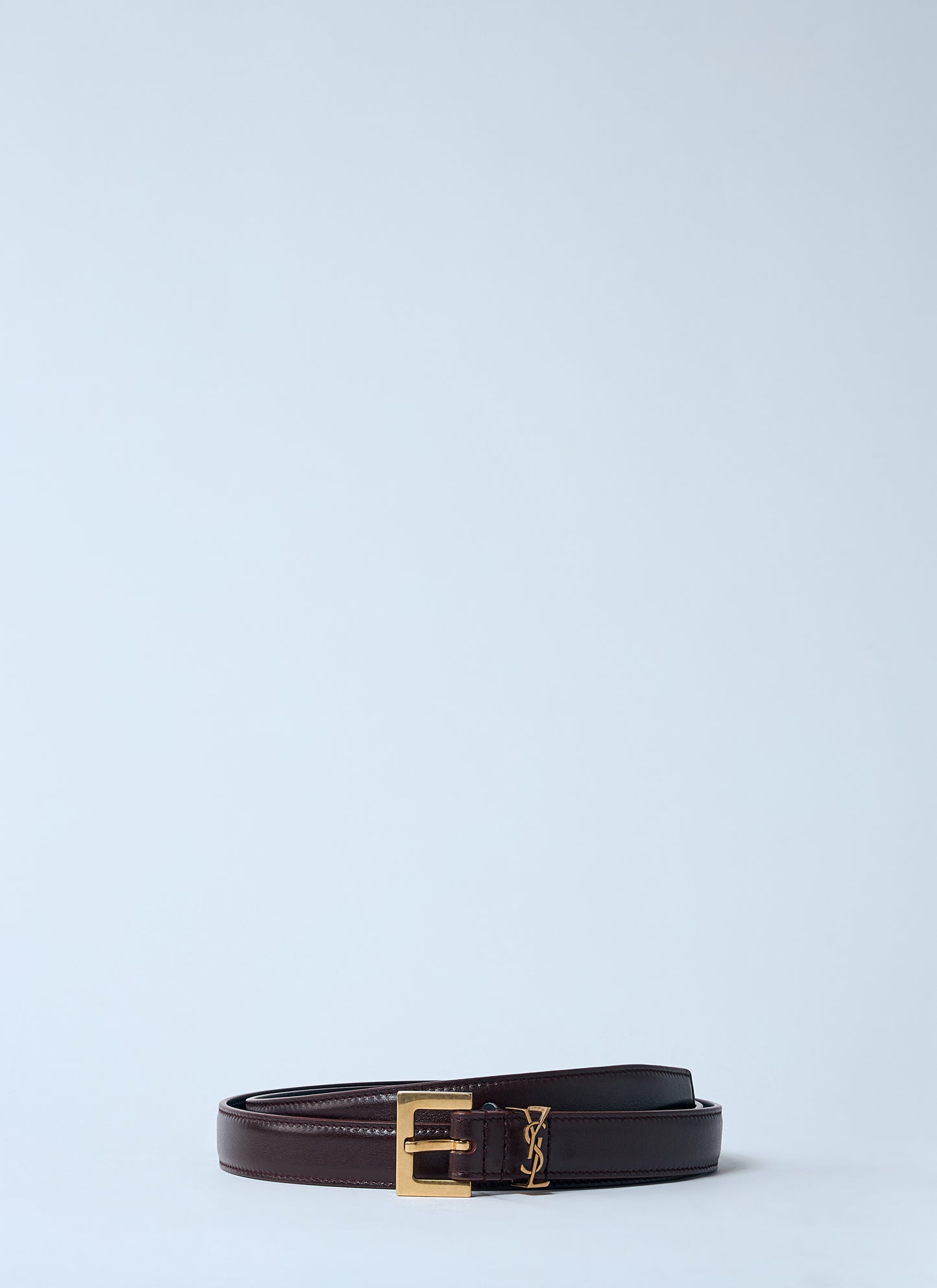 Saint Laurent Women Cassandre Thin Belt SAINT LAURENT