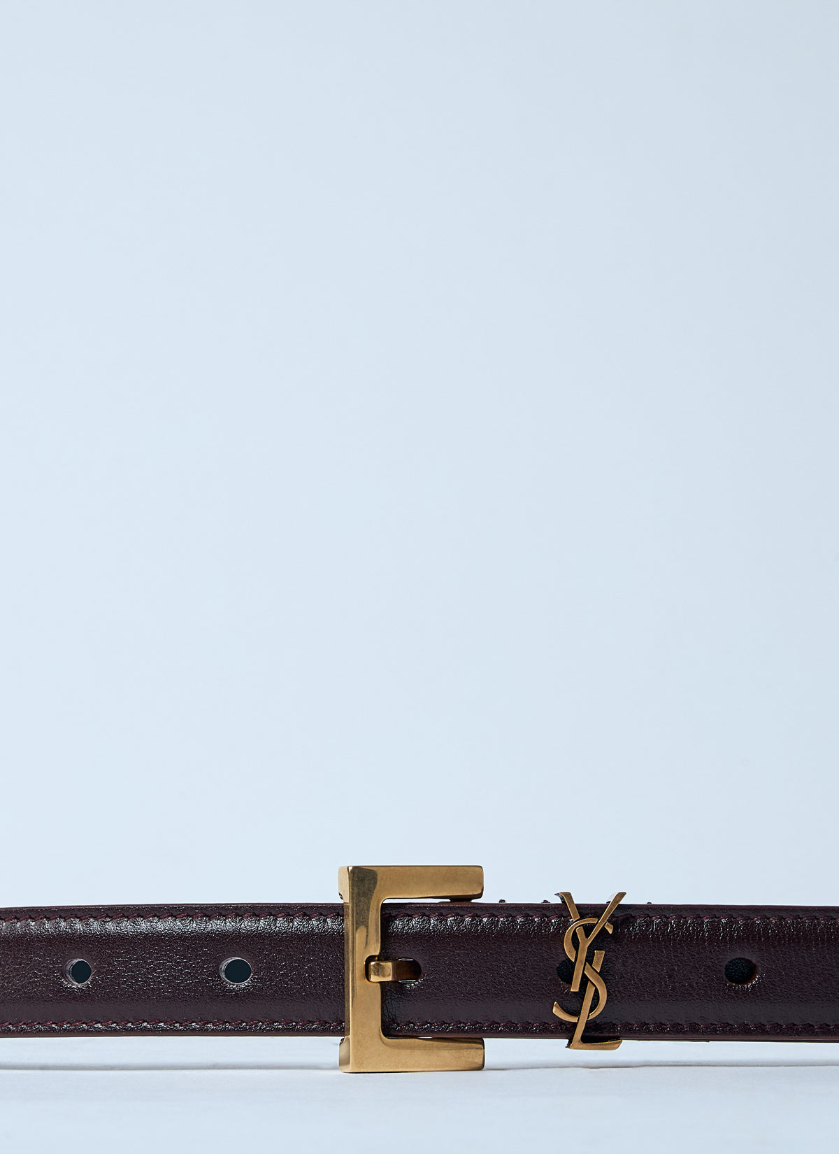 Saint Laurent Women Cassandre Thin Belt SAINT LAURENT