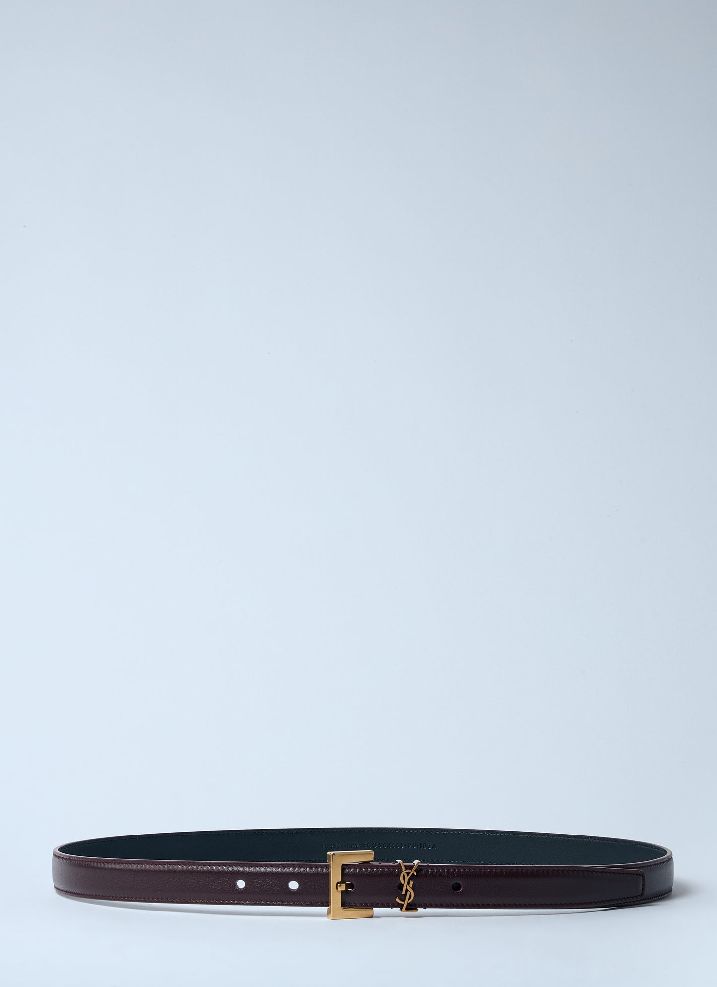 Saint Laurent Women Cassandre Thin Belt SAINT LAURENT