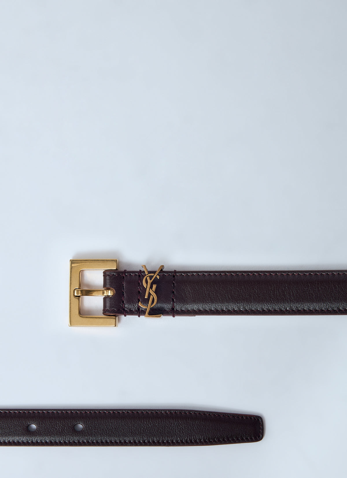 Saint Laurent Women Cassandre Thin Belt SAINT LAURENT