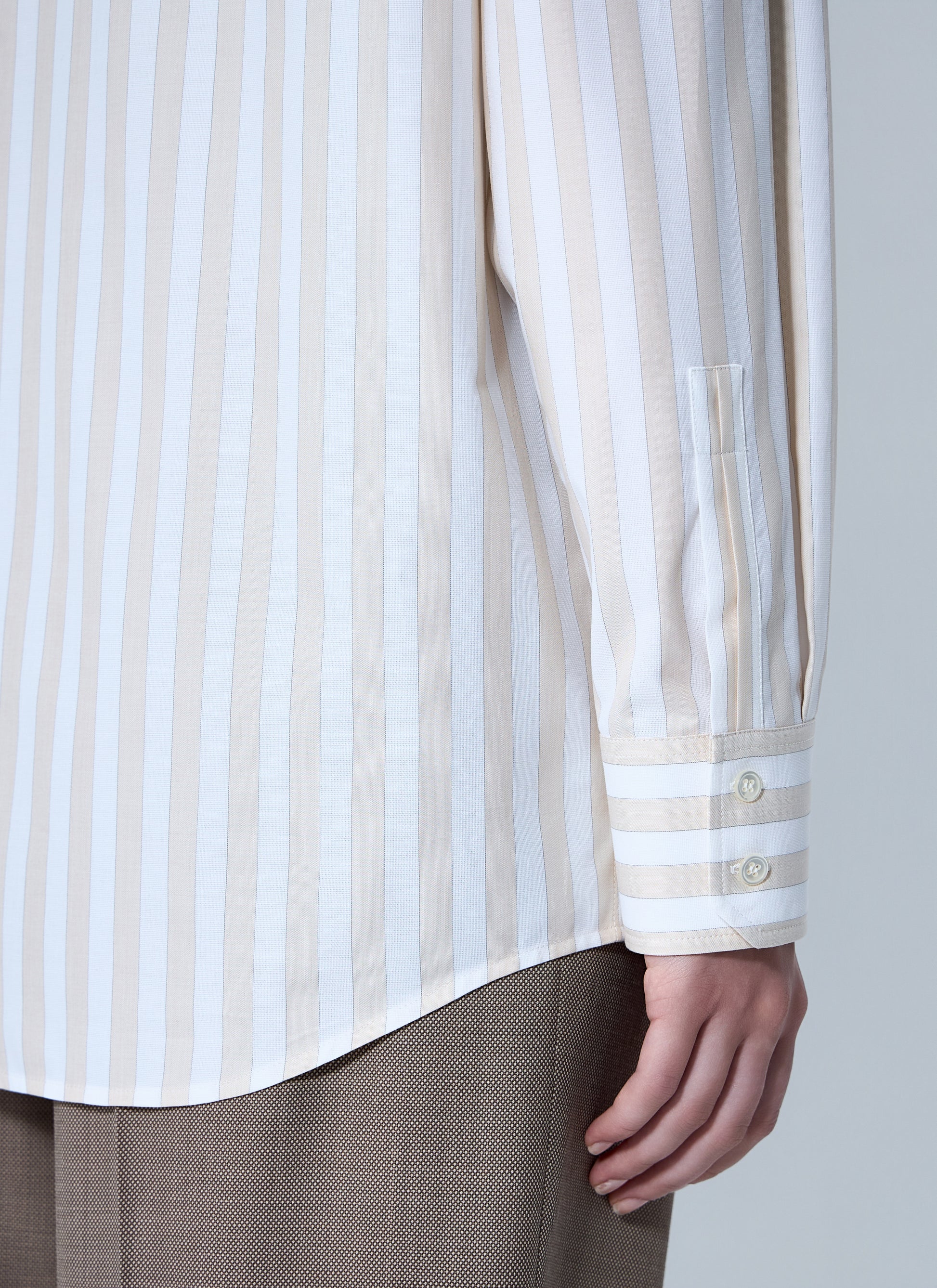 Saint Laurent Women Striped Button-Down Shirt SAINT LAURENT