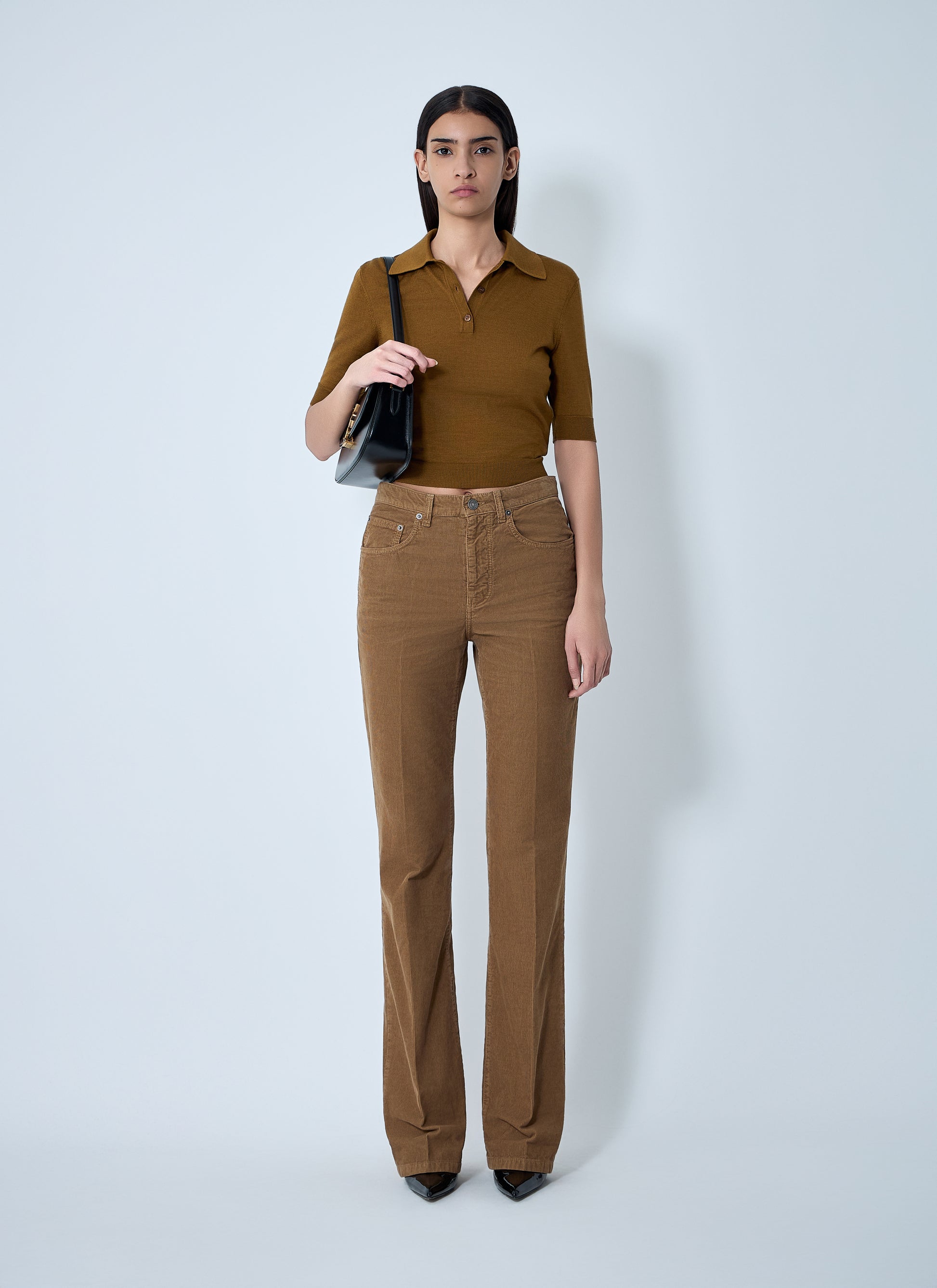 Saint Laurent Women Clyde Corduroy Pants SAINT LAURENT