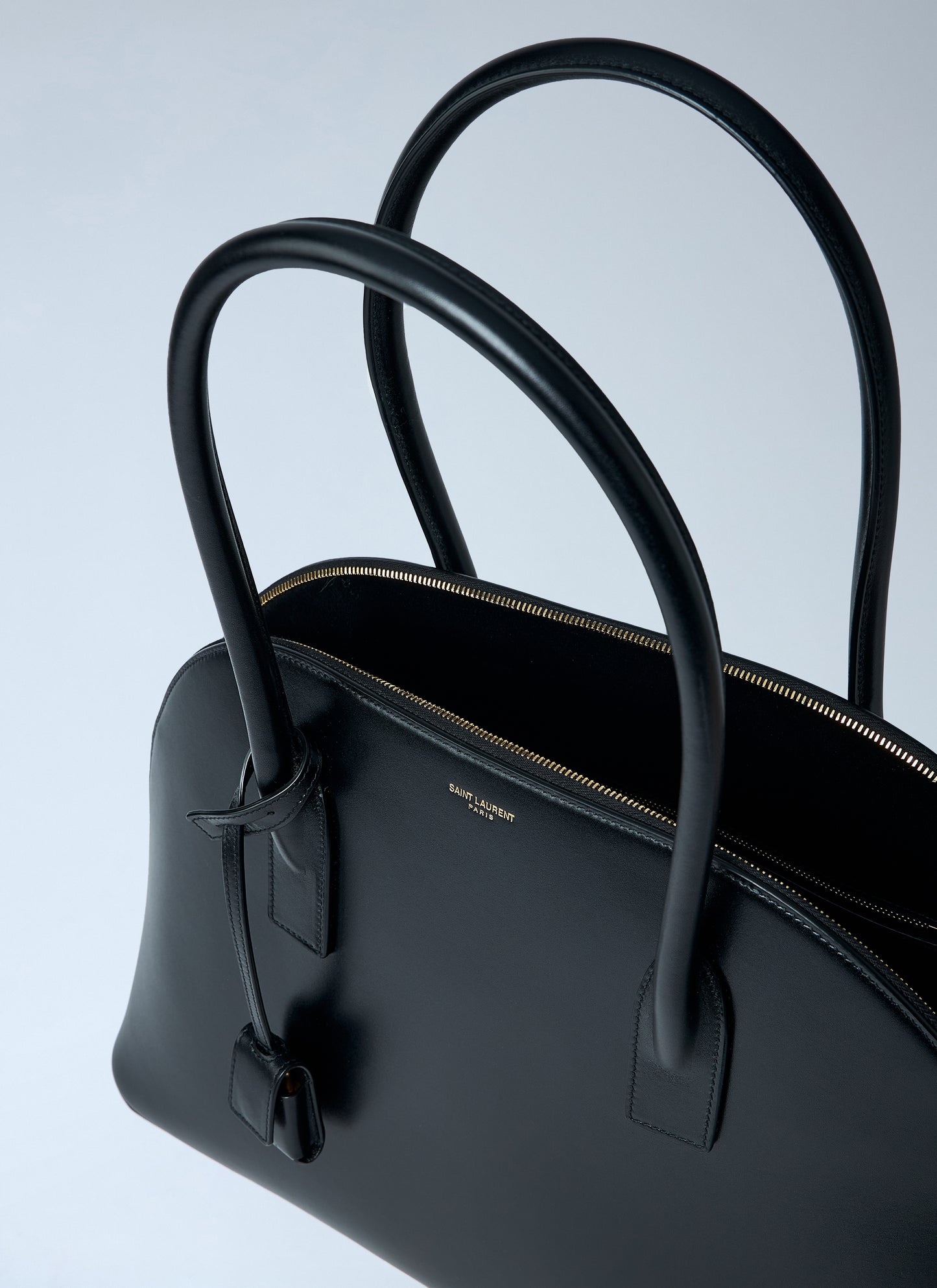 Saint Laurent Women Leather Bowling Bag SAINT LAURENT