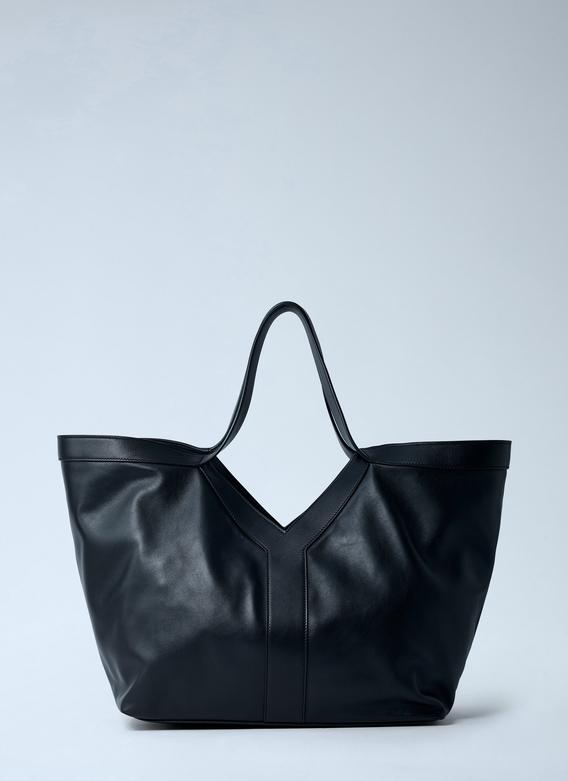 Saint Laurent Women Large Y-Shaped Leather Tote Bag SAINT LAURENT