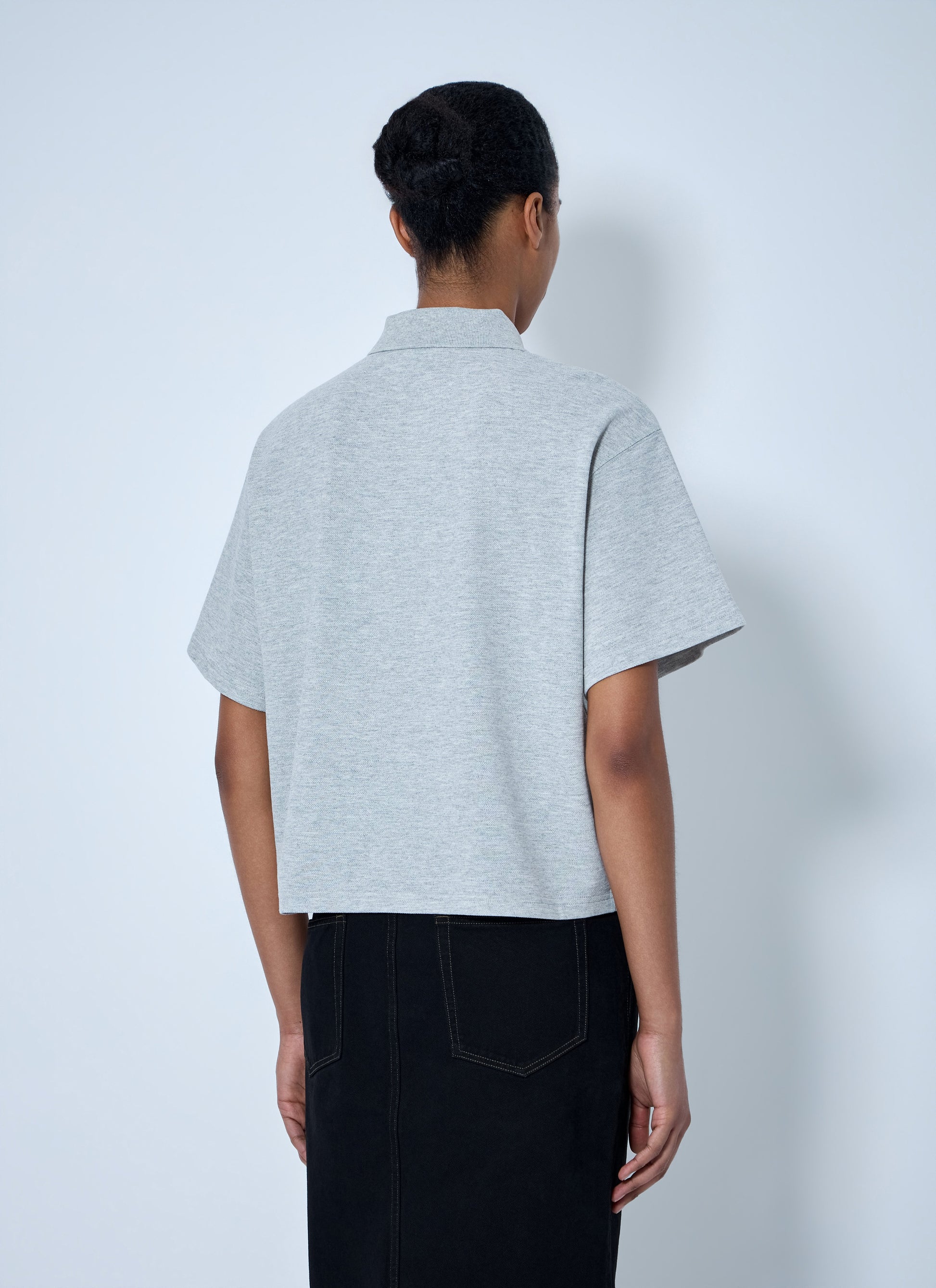 Saint Laurent Women Short Sleeve Polo Shirt SAINT LAURENT