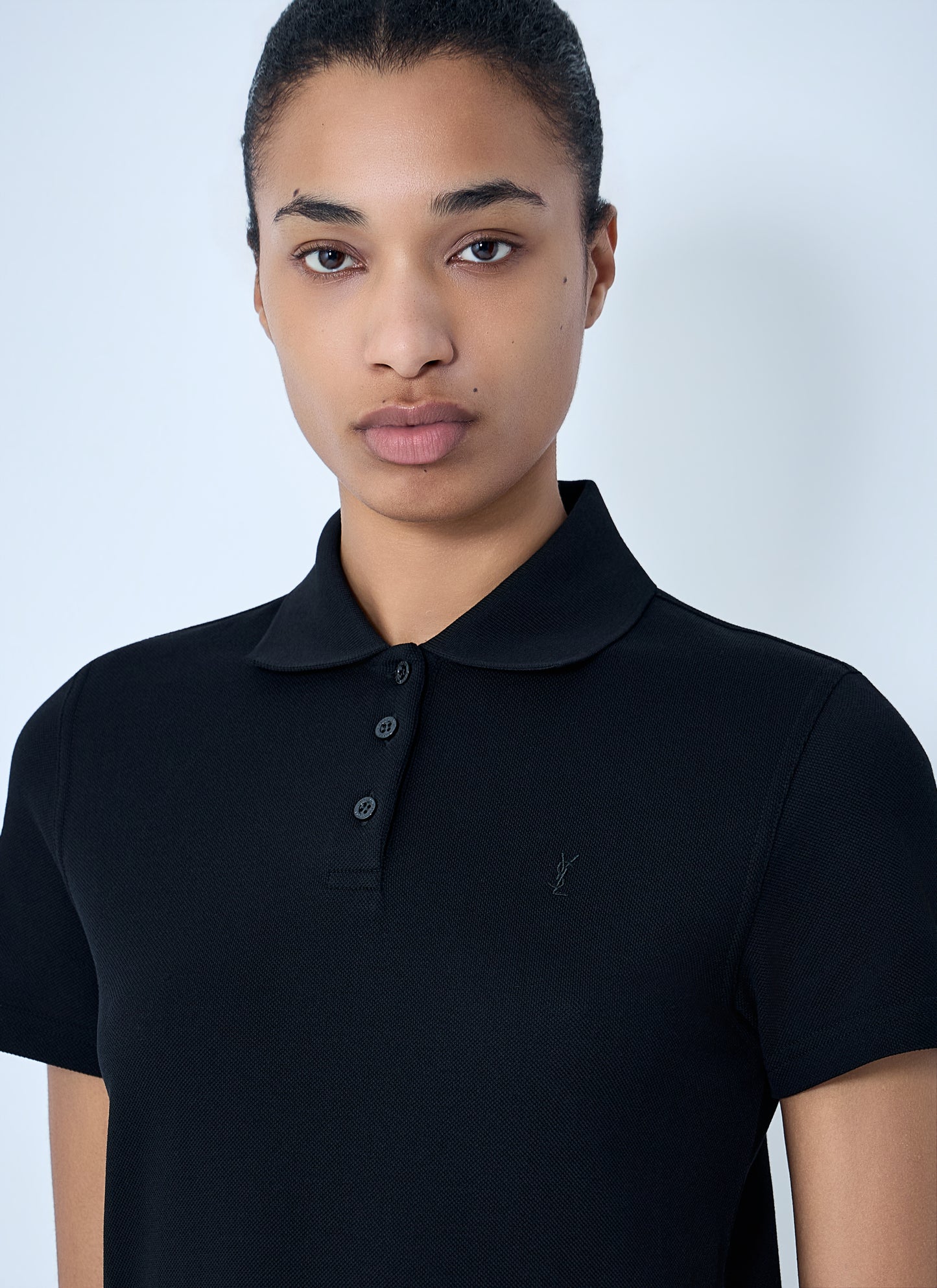 Saint Laurent Women Polo Mini Dress SAINT LAURENT
