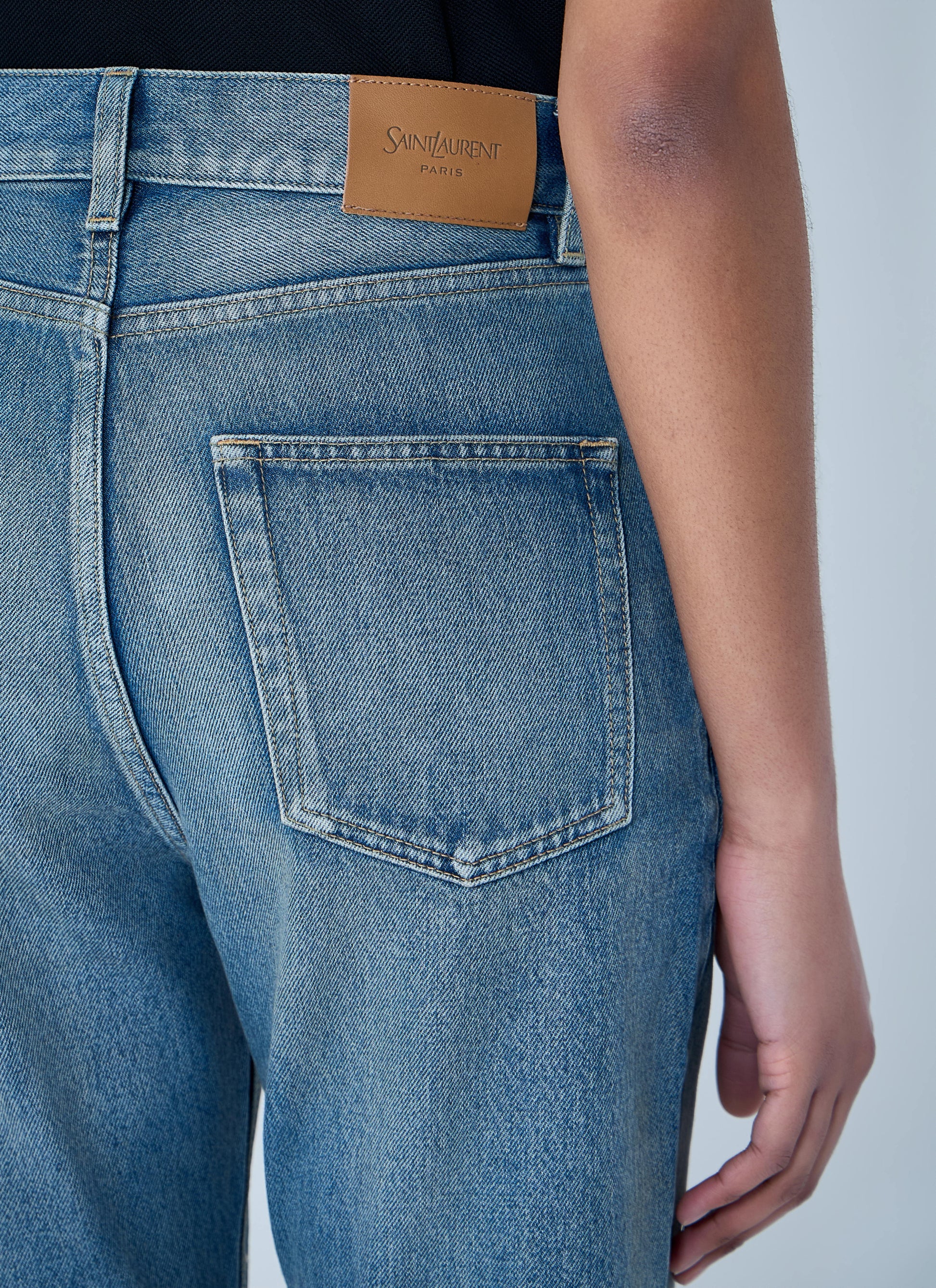 Saint Laurent Women 90S High-Rise Cropped Slim Jeans SAINT LAURENT