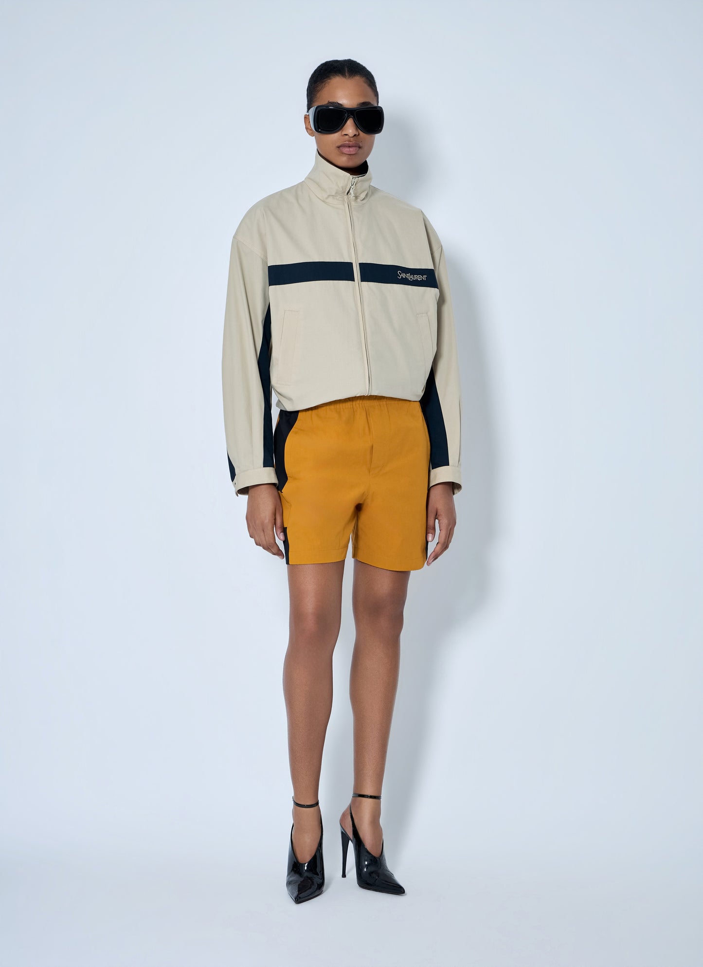 Saint Laurent Women Elasticated Waist Shorts SAINT LAURENT