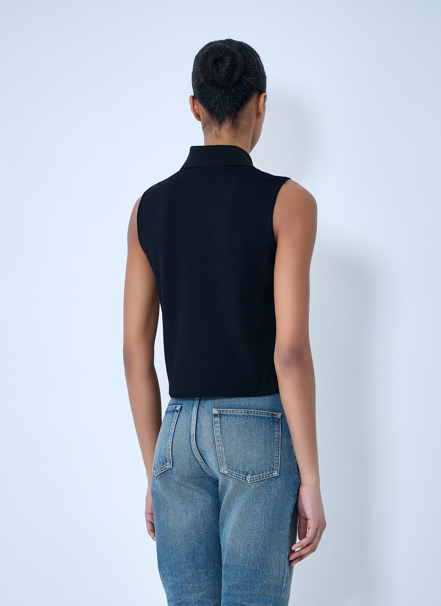 Saint Laurent Women Cassandre Polo Shirt SAINT LAURENT