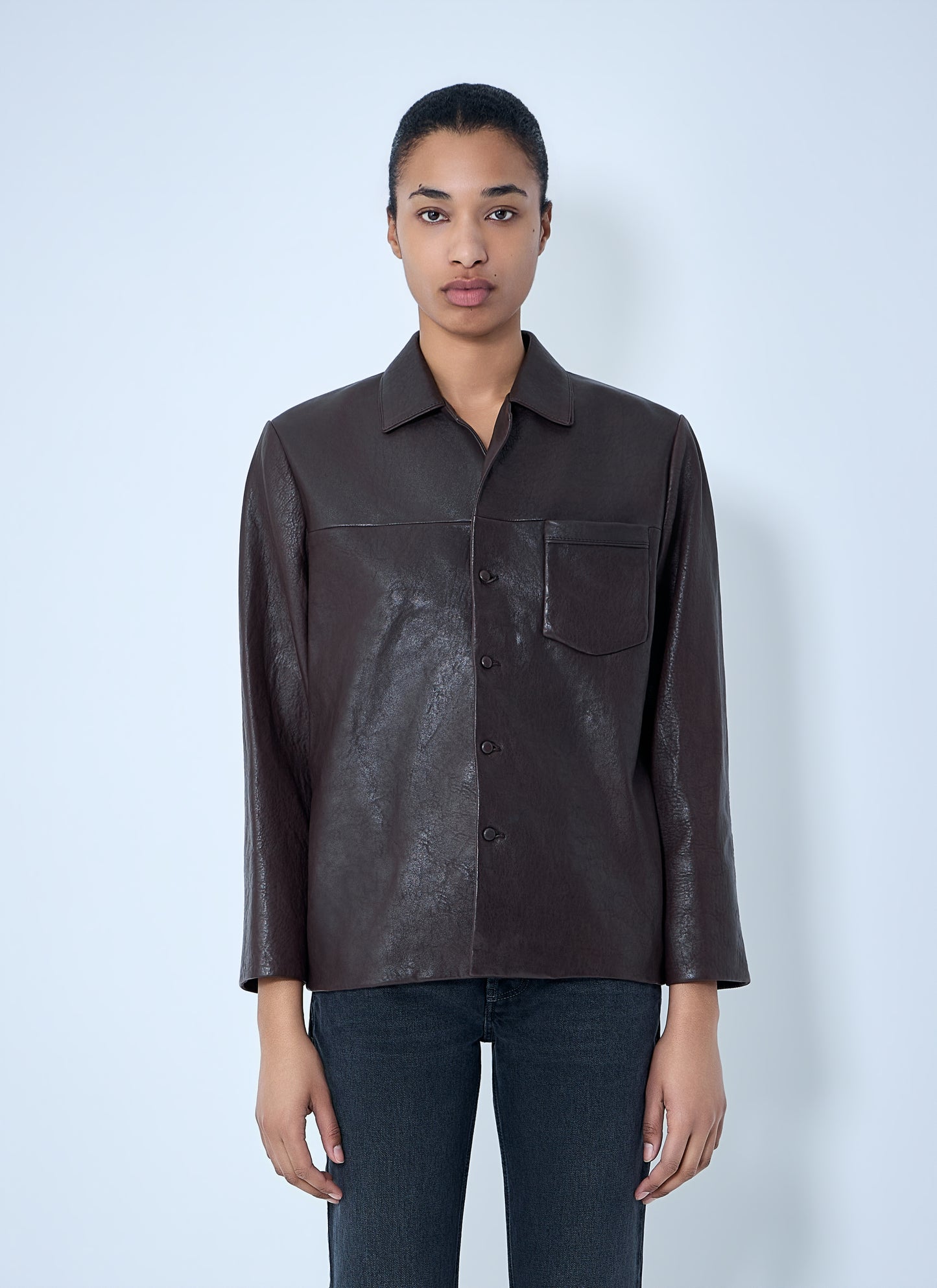 Saint Laurent Women Leather Jacket SAINT LAURENT