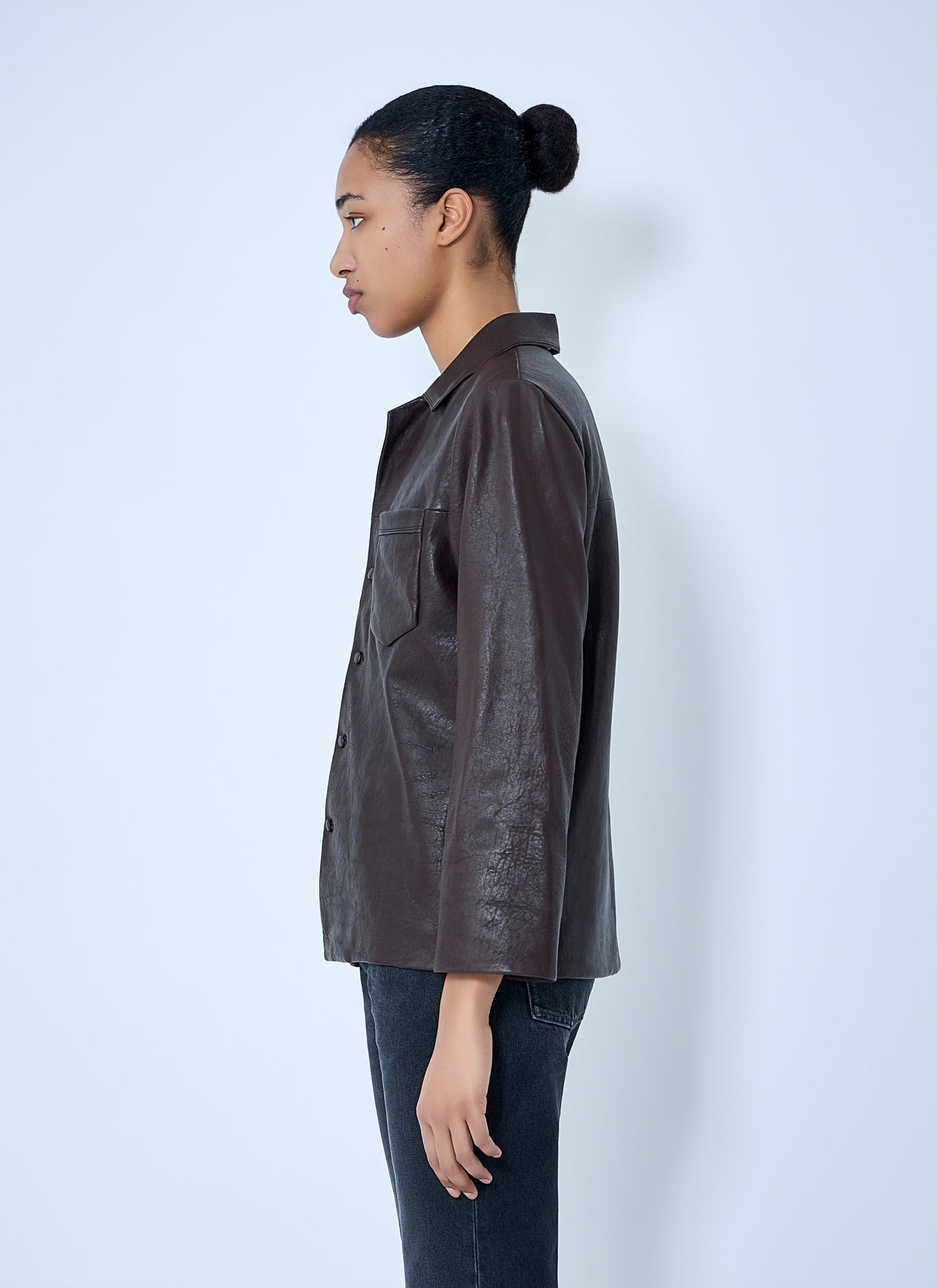 Saint Laurent Women Leather Jacket SAINT LAURENT