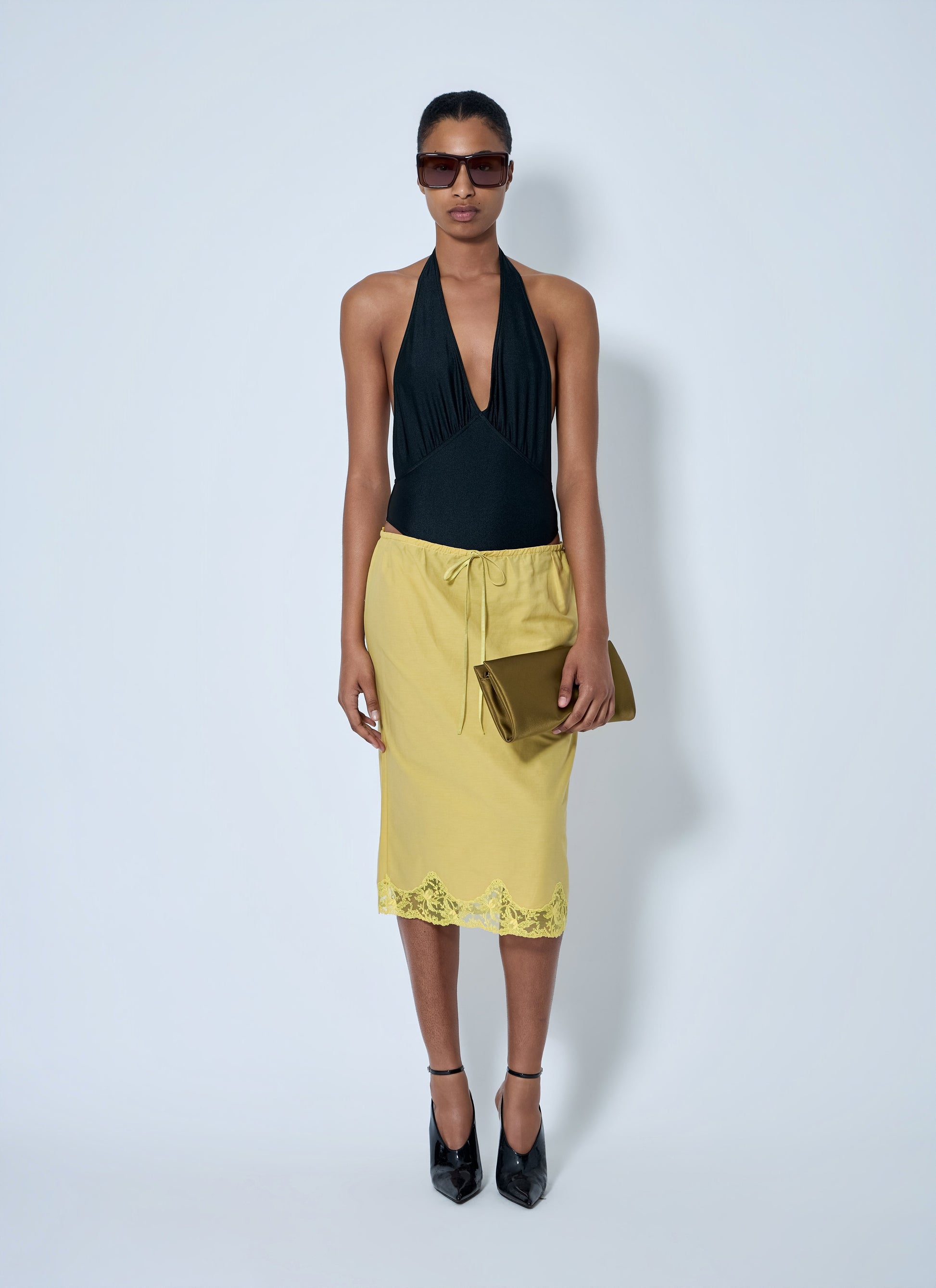 Saint Laurent Women Halterneck Swimsuit SAINT LAURENT