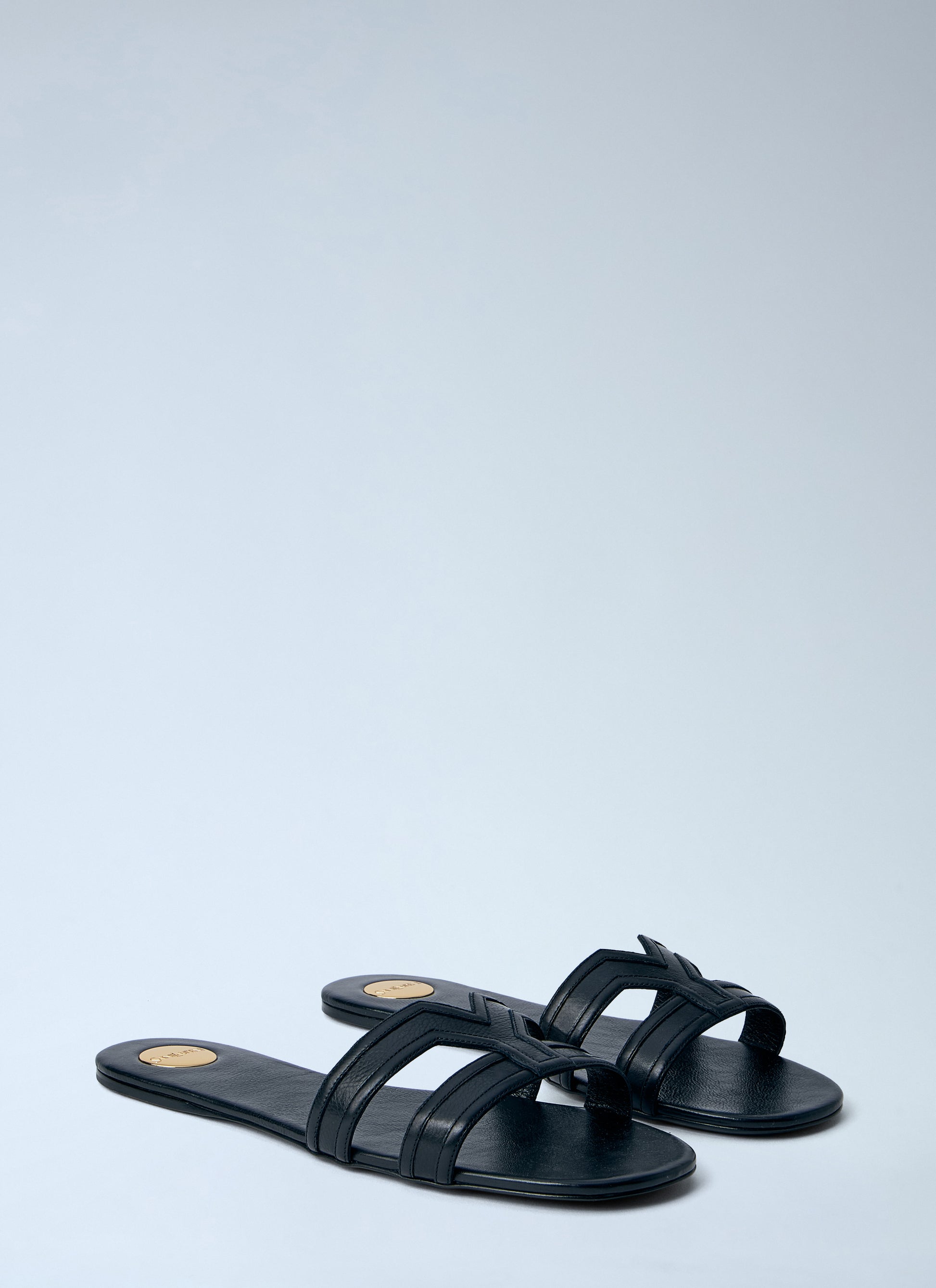 Saint Laurent Women Mabrouka Leather Sandals SAINT LAURENT