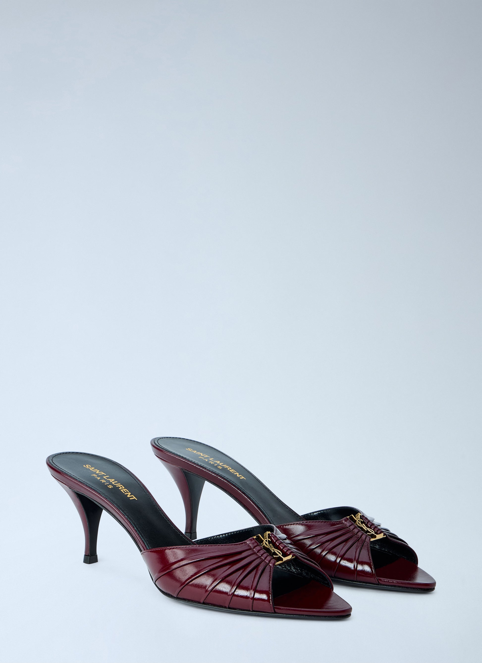 Saint Laurent Women Babylone Heeled Sandals SAINT LAURENT