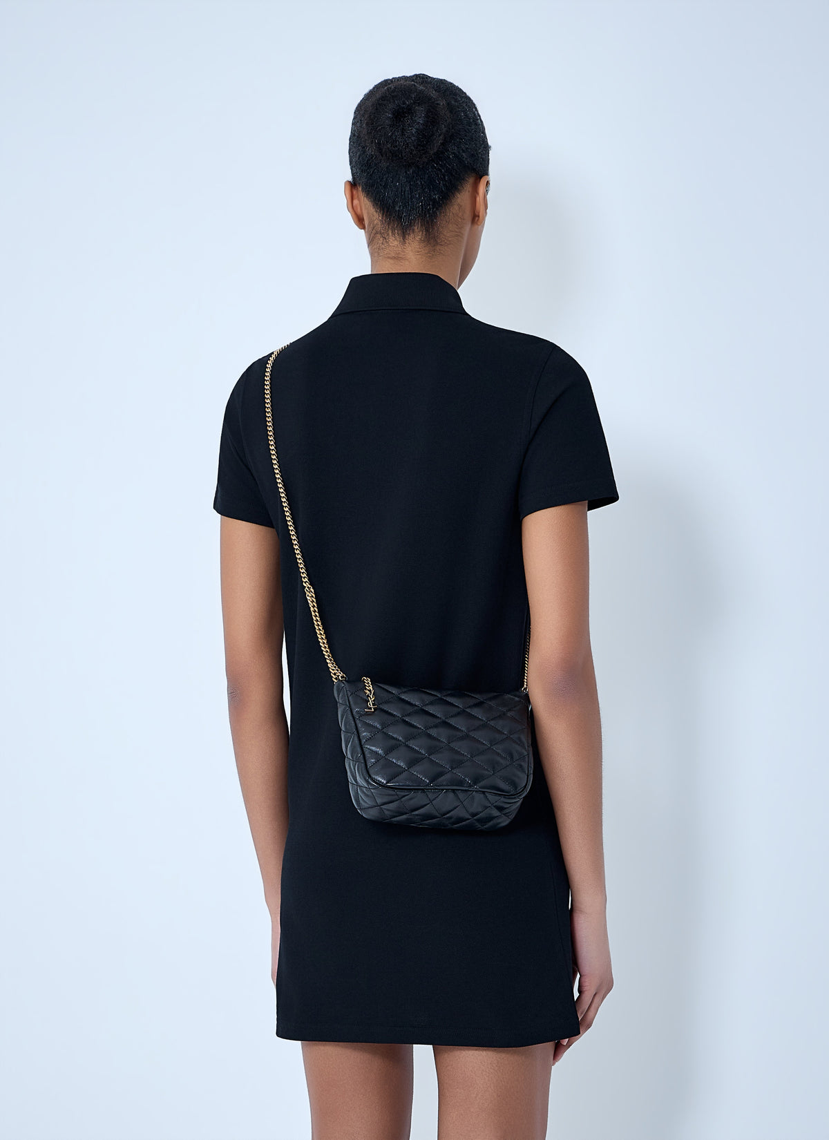 Saint Laurent Women Quilted Leather Chain Bag SAINT LAURENT