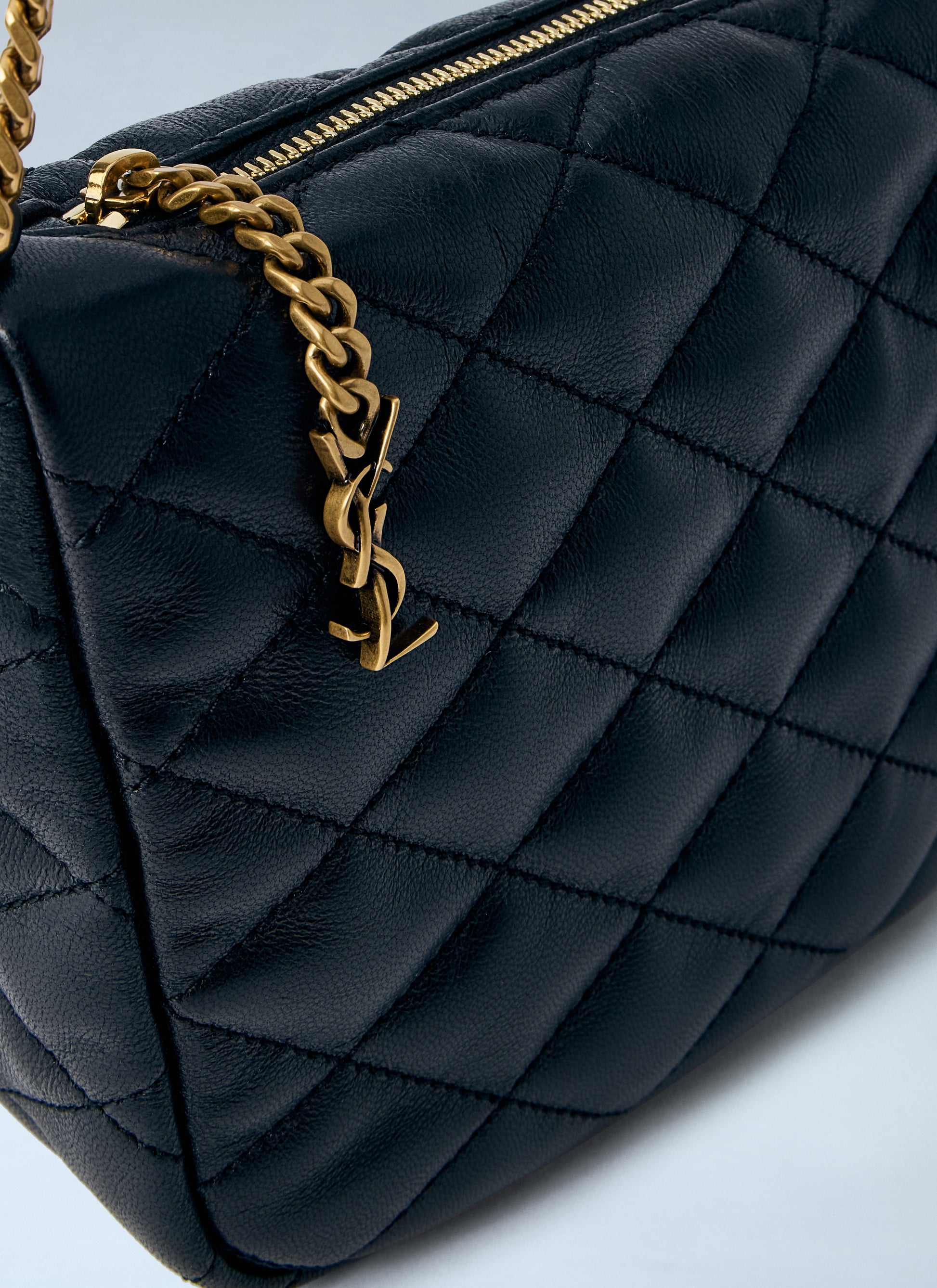 Saint Laurent Women Quilted Leather Chain Bag SAINT LAURENT