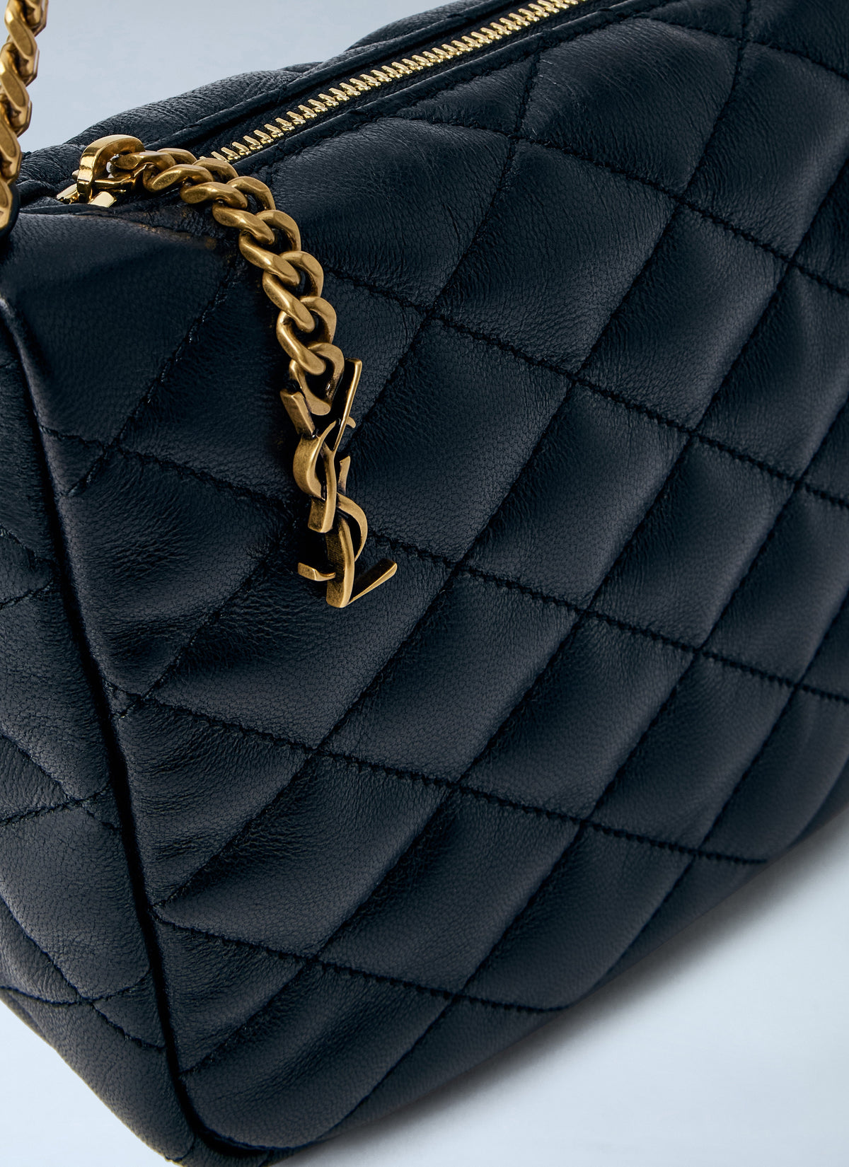 Saint Laurent Women Quilted Leather Chain Bag SAINT LAURENT