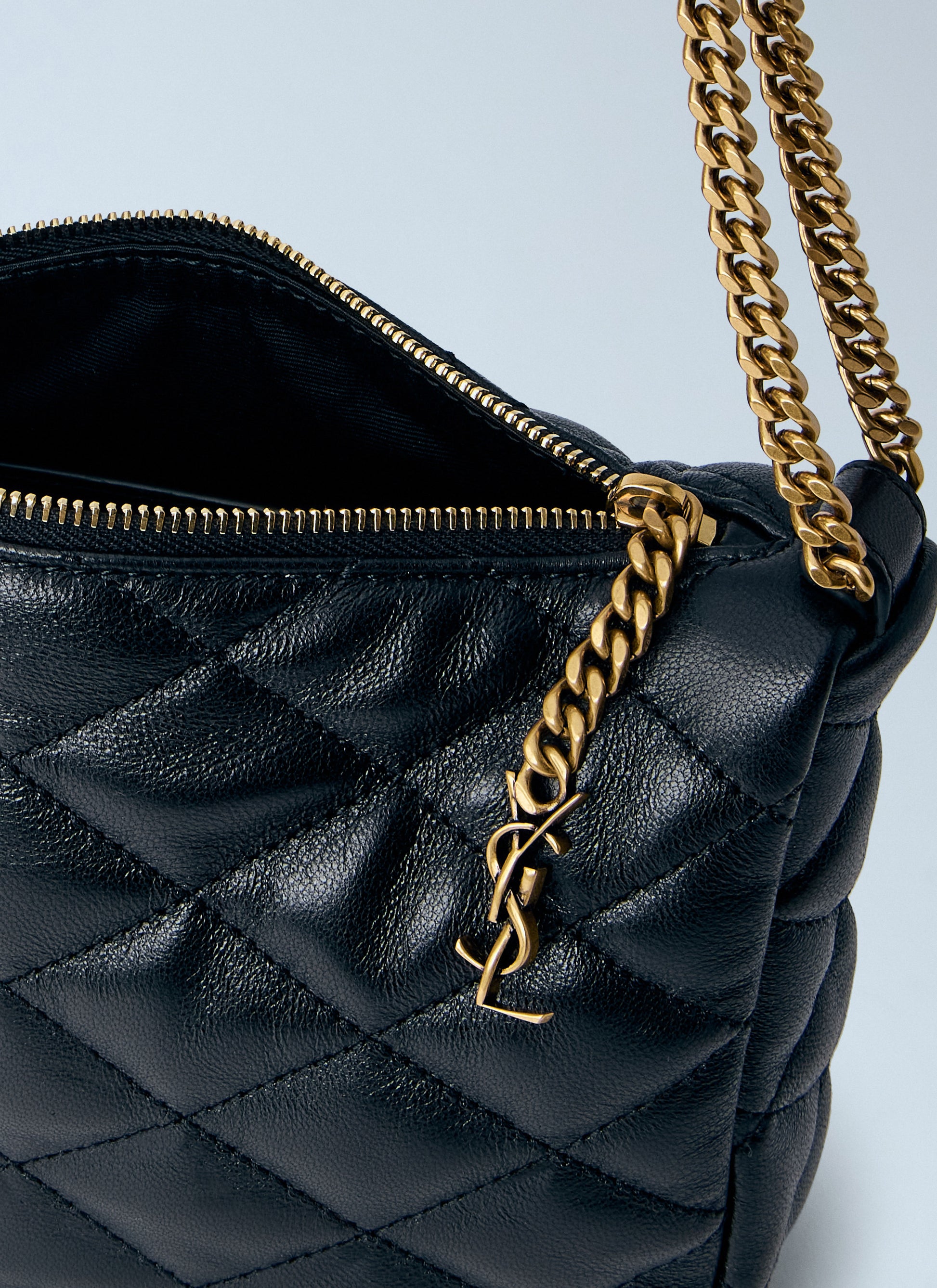 Saint Laurent Women Quilted Leather Chain Bag SAINT LAURENT