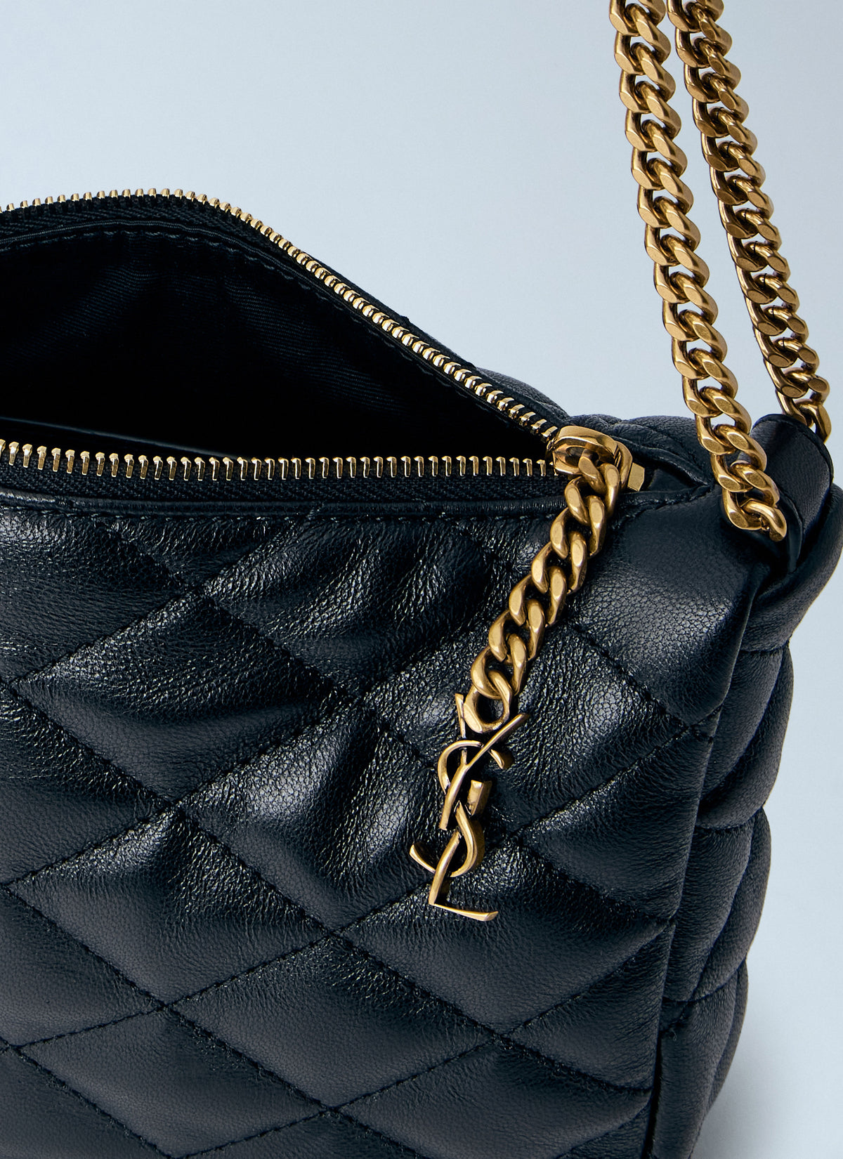 Saint Laurent Women Quilted Leather Chain Bag SAINT LAURENT