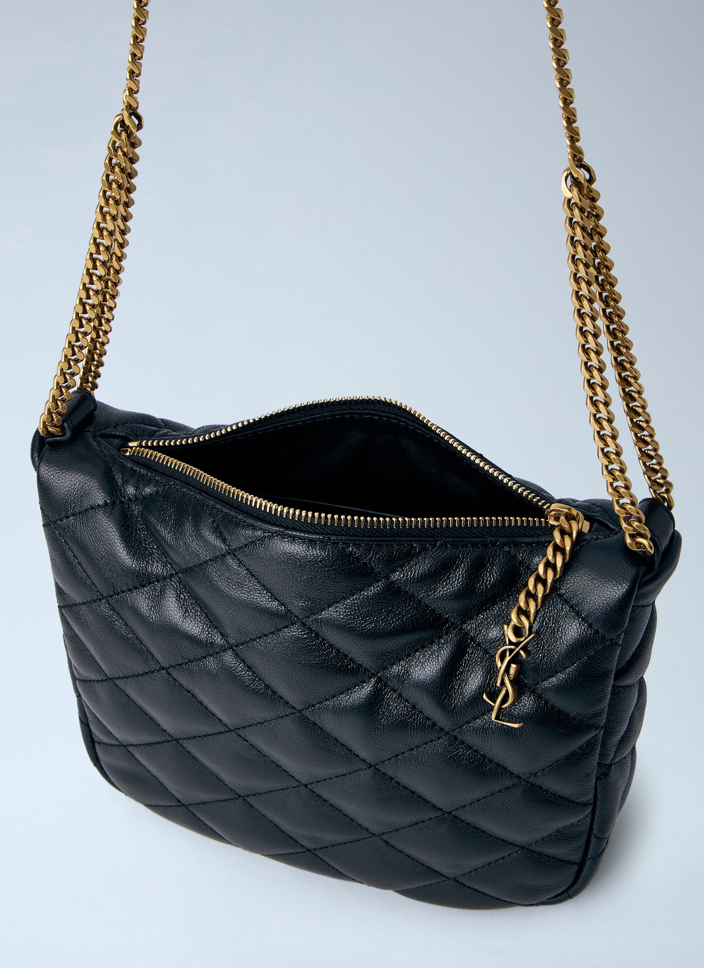 Saint Laurent Women Quilted Leather Chain Bag SAINT LAURENT