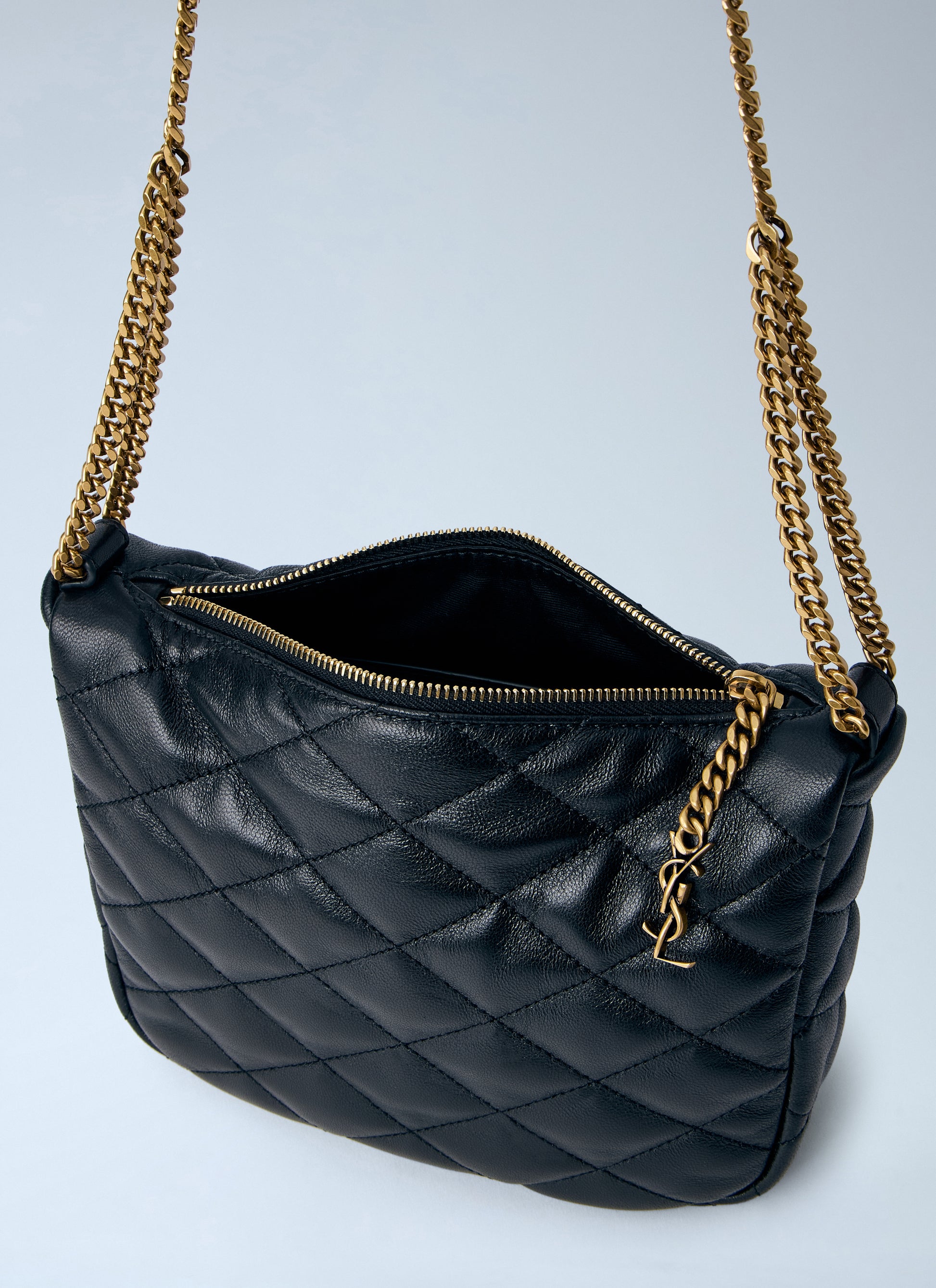 Saint Laurent Women Quilted Leather Chain Bag SAINT LAURENT