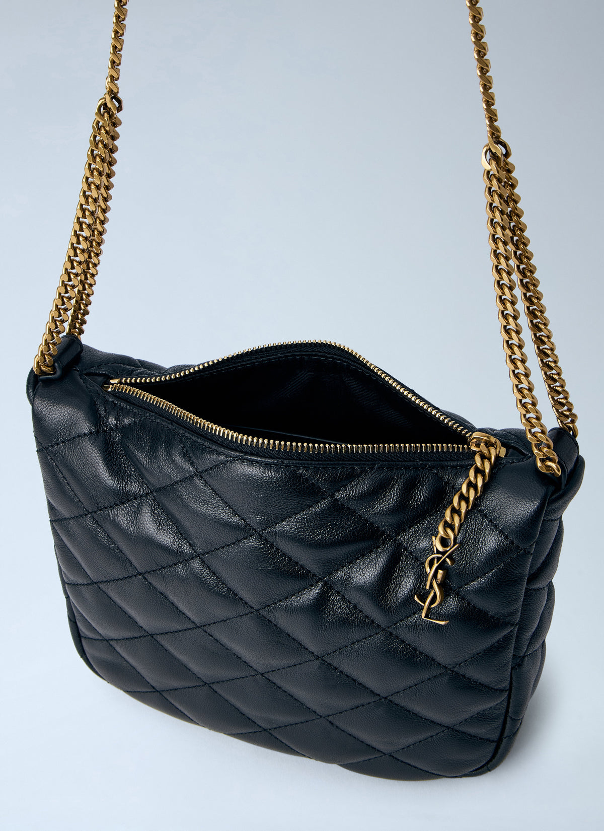 Saint Laurent Women Quilted Leather Chain Bag SAINT LAURENT