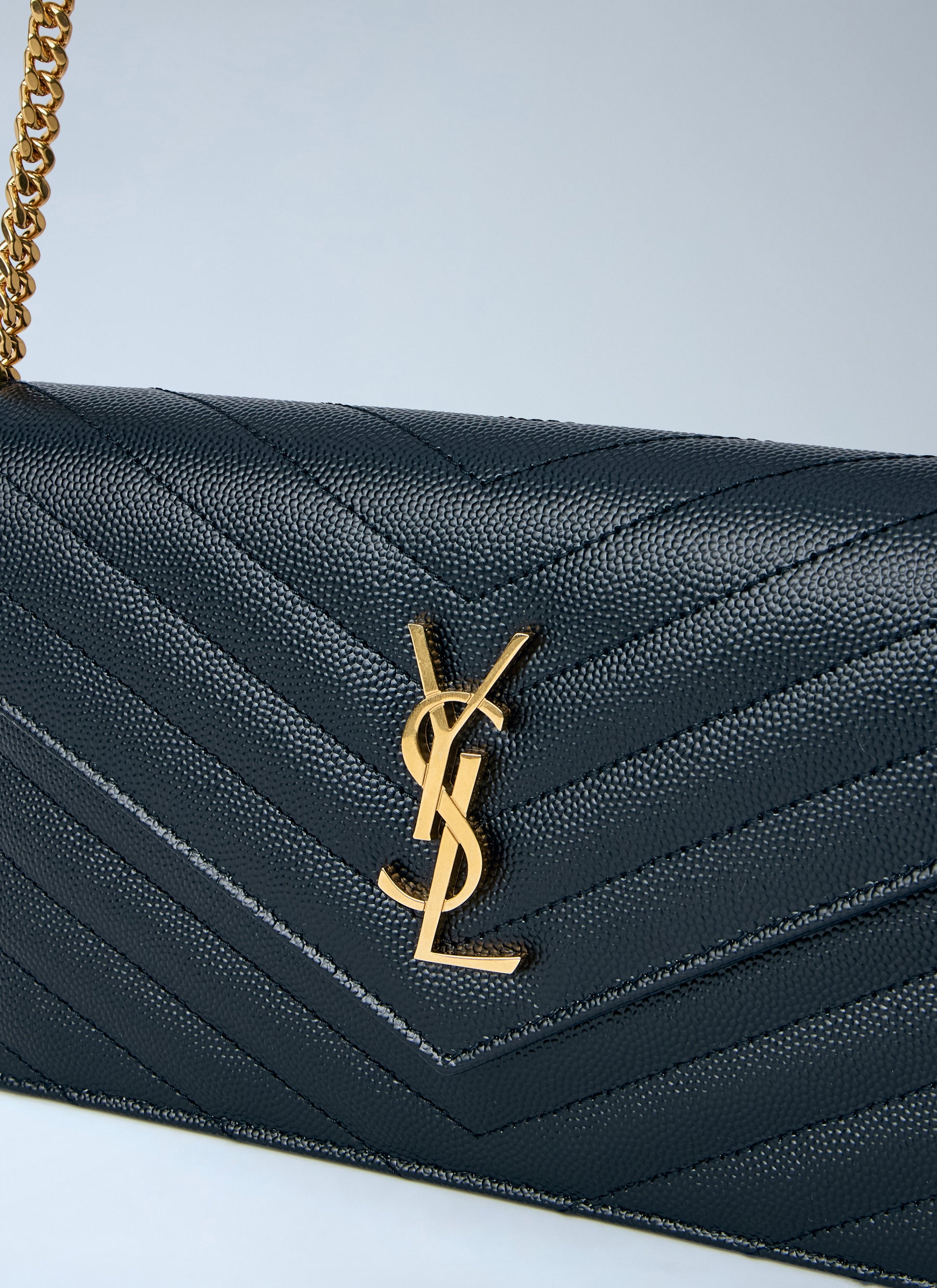 Saint Laurent Women Cassandre Chain Wallet SAINT LAURENT