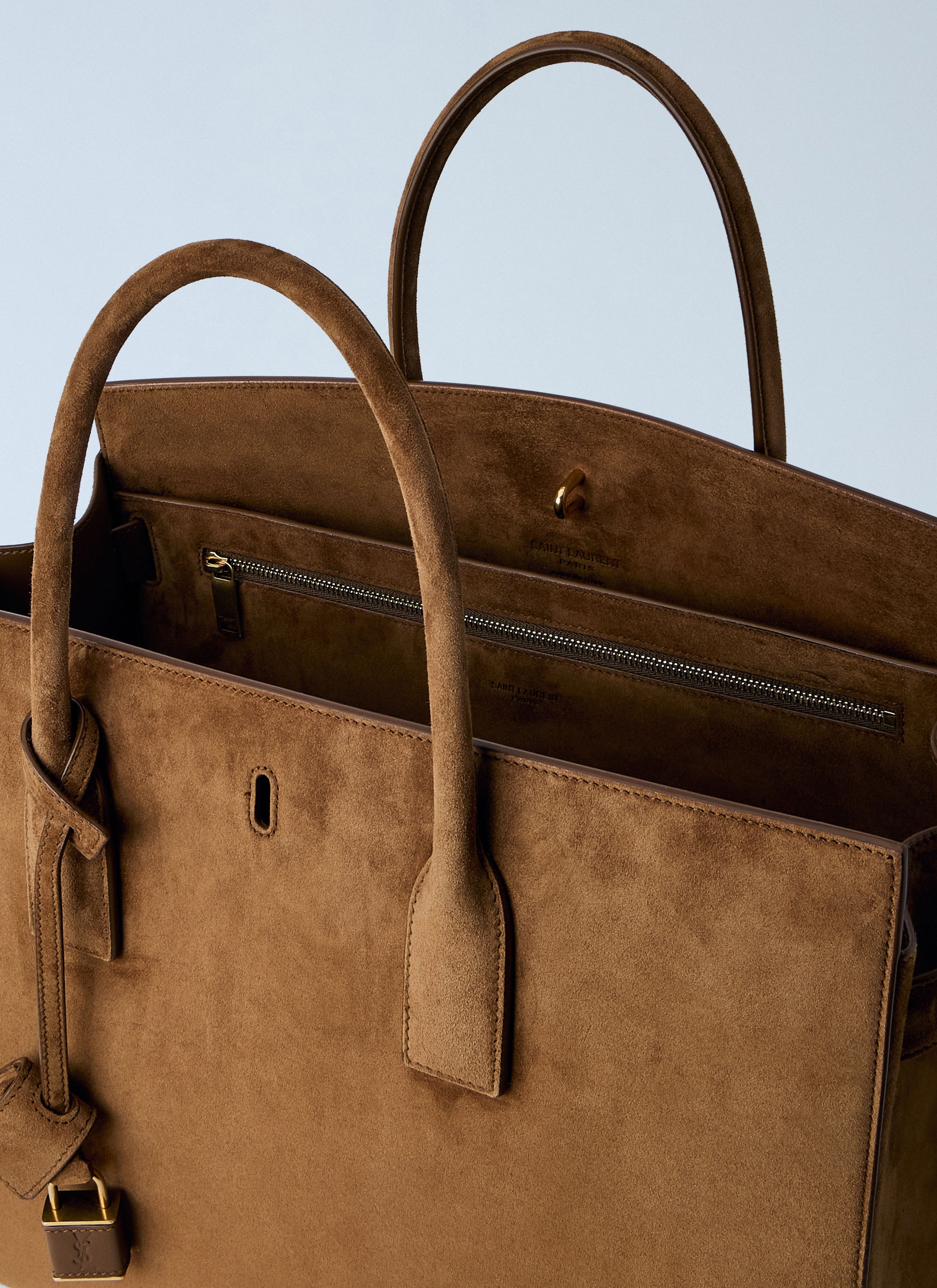 Saint Laurent Women Sac De Jour Suede Handbag SAINT LAURENT