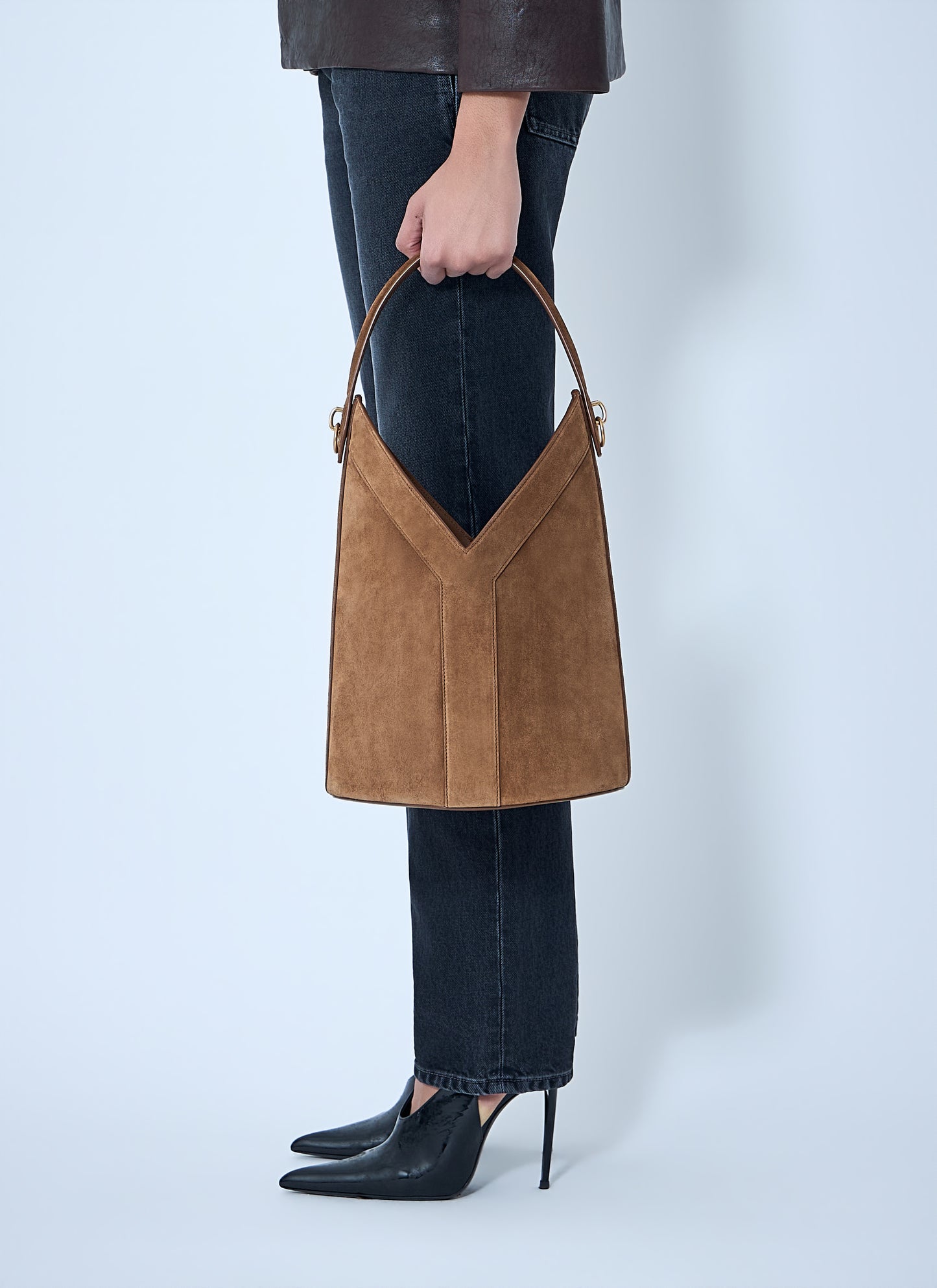 Saint Laurent Women Y Top-Handle Bucket Bag SAINT LAURENT