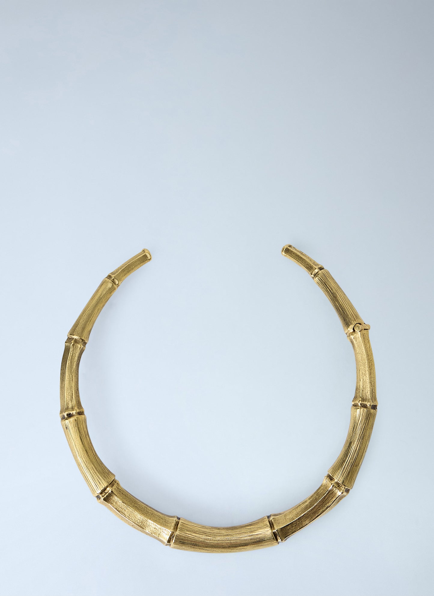 Saint Laurent Women Bamboo Torc Necklace SAINT LAURENT