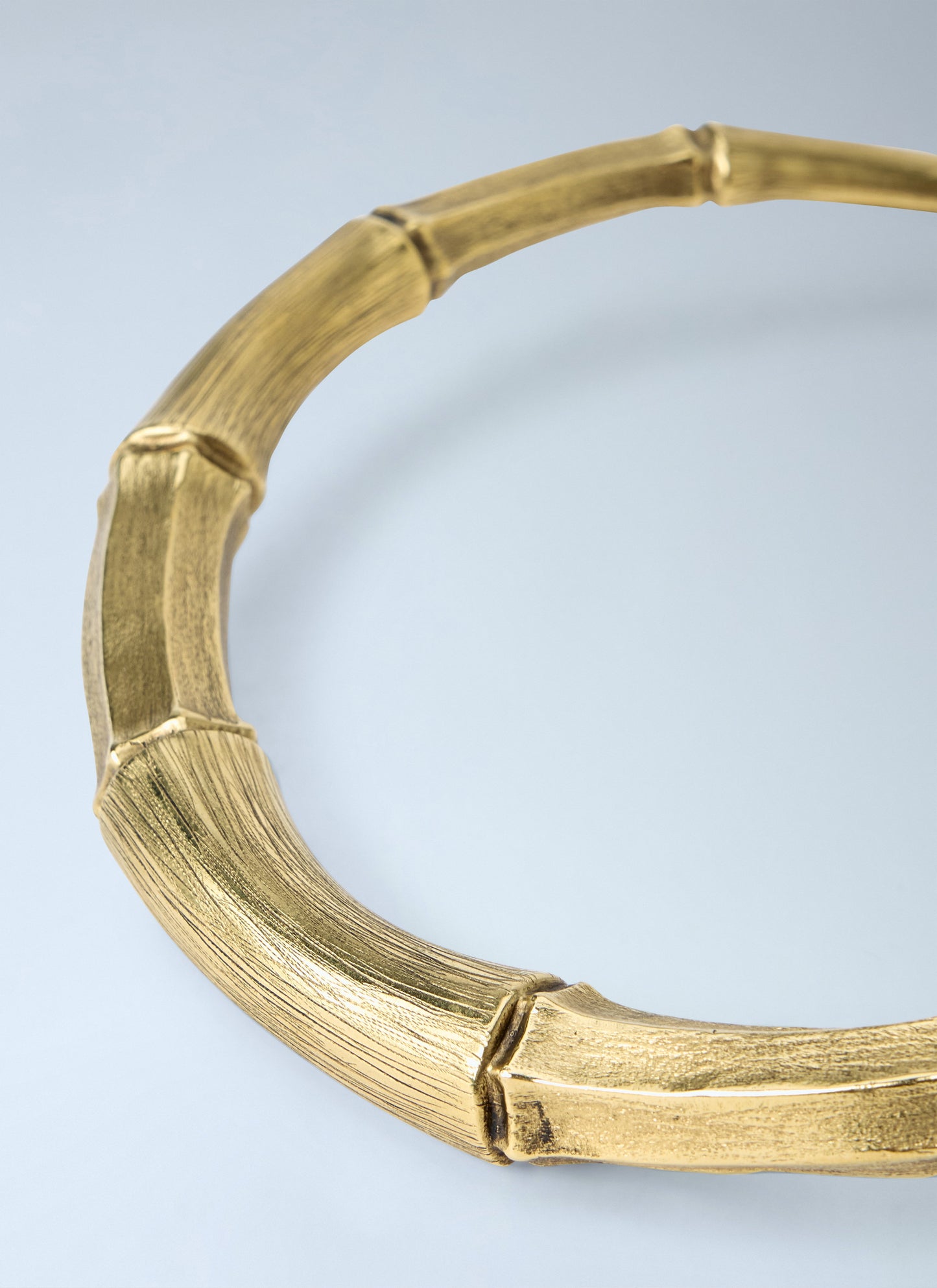 Saint Laurent Women Bamboo Torc Necklace SAINT LAURENT