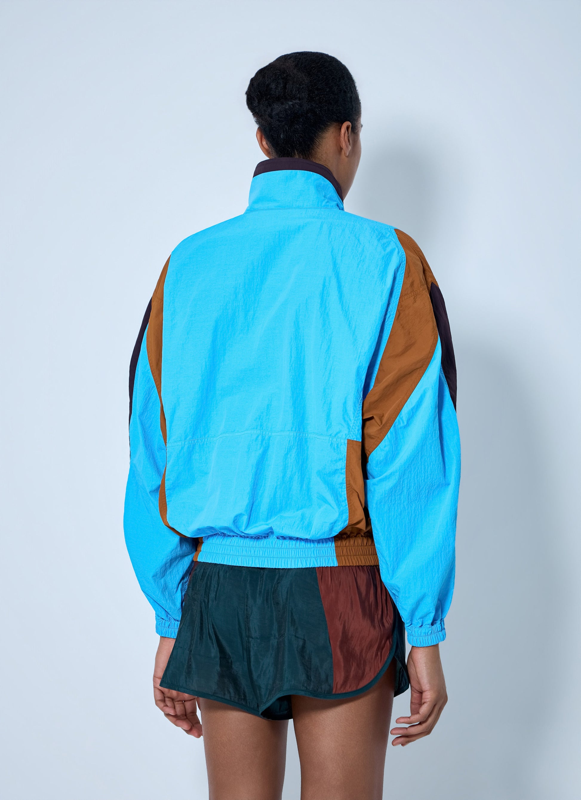 Saint Laurent Women High-Neck Windbreaker Jacket SAINT LAURENT
