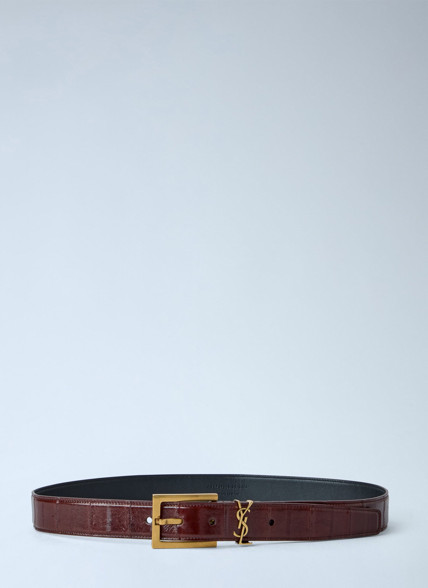 Saint Laurent Women Logo Buckle Leather Belt SAINT LAURENT