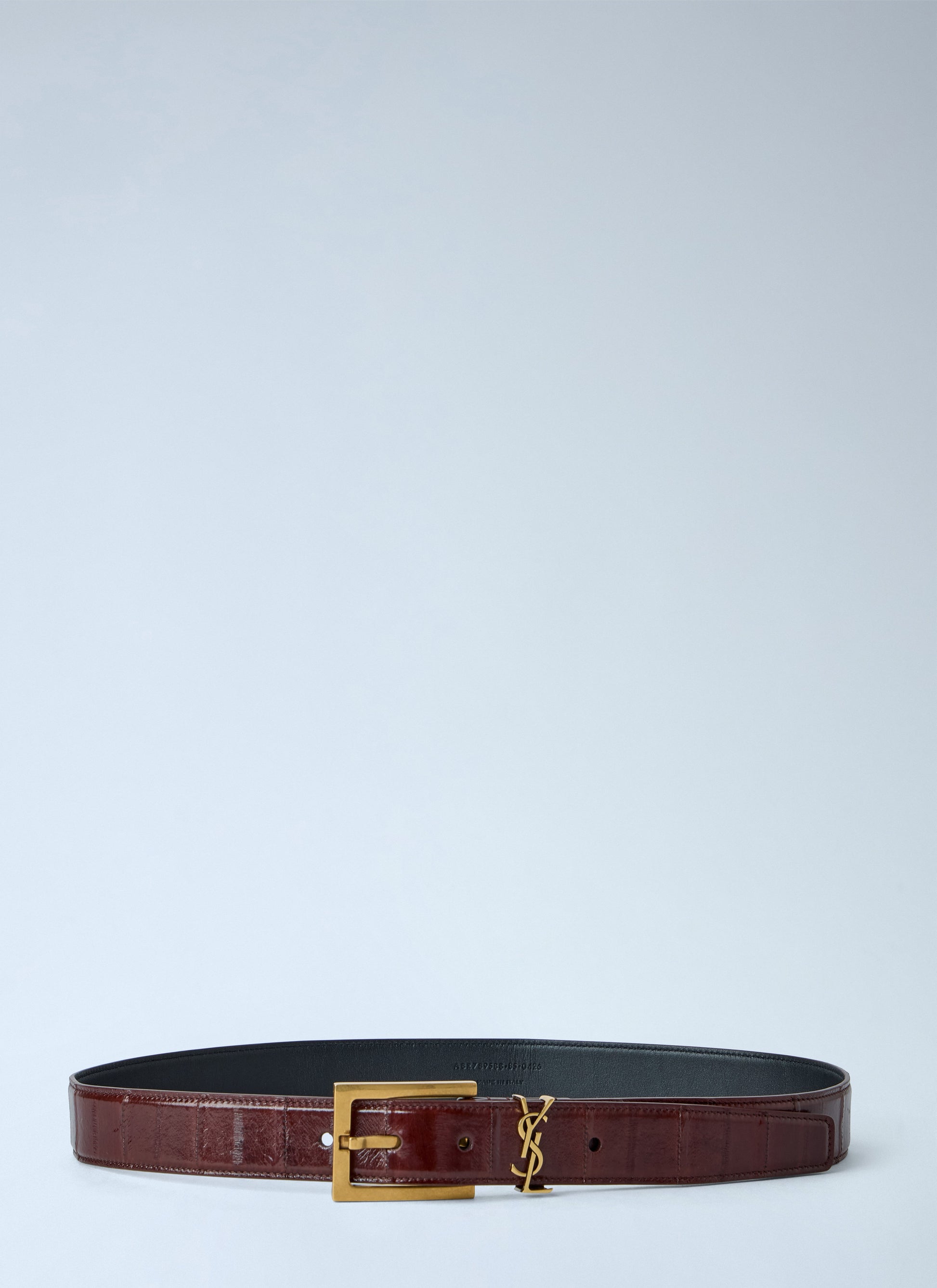 Saint Laurent Women Logo Buckle Leather Belt SAINT LAURENT