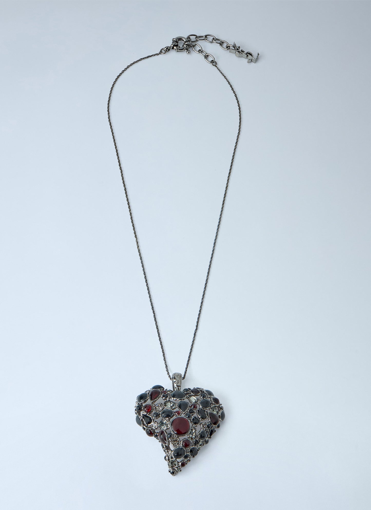 Saint Laurent Women Favorite Heart Necklace Xs SAINT LAURENT