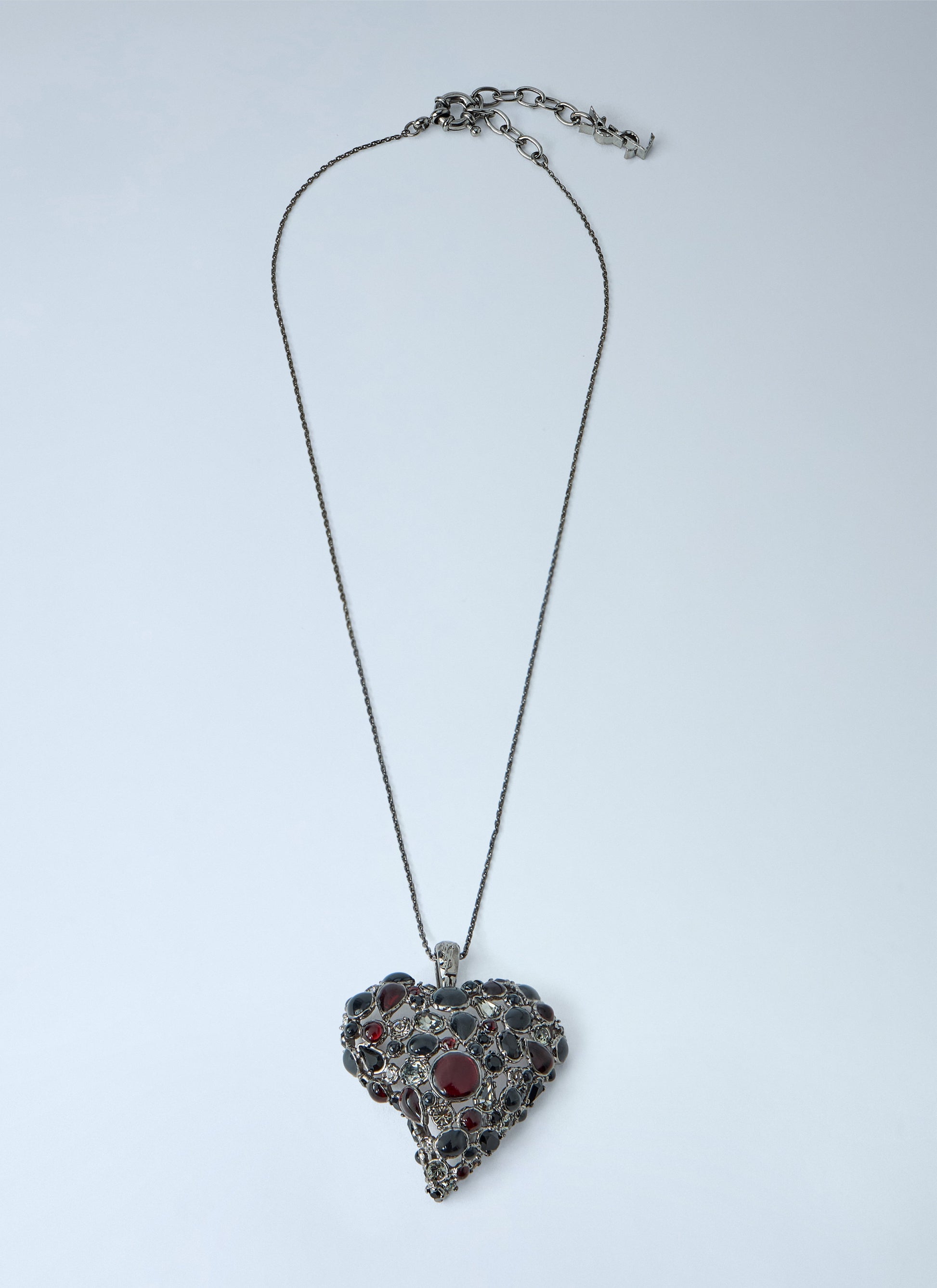 Saint Laurent Women Favorite Heart Necklace Xs SAINT LAURENT