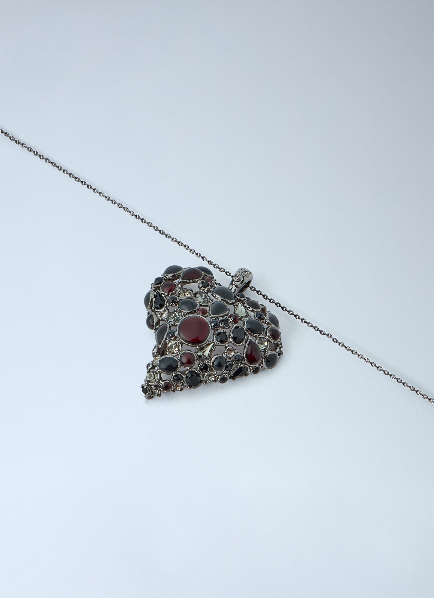 Saint Laurent Women Favorite Heart Necklace Xs SAINT LAURENT