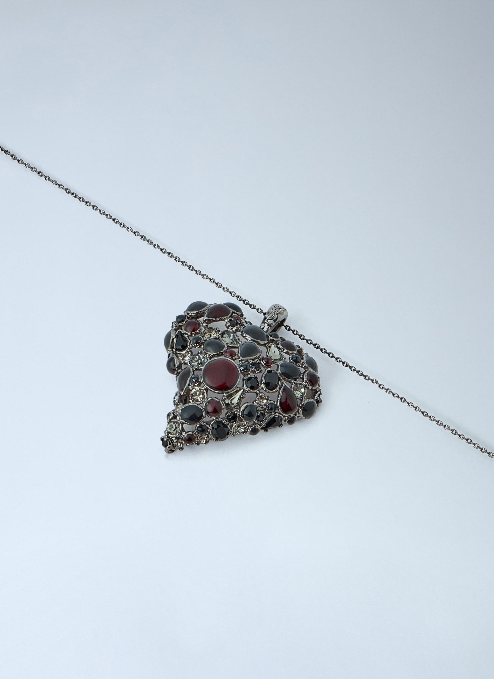 Saint Laurent Women Favorite Heart Necklace Xs SAINT LAURENT