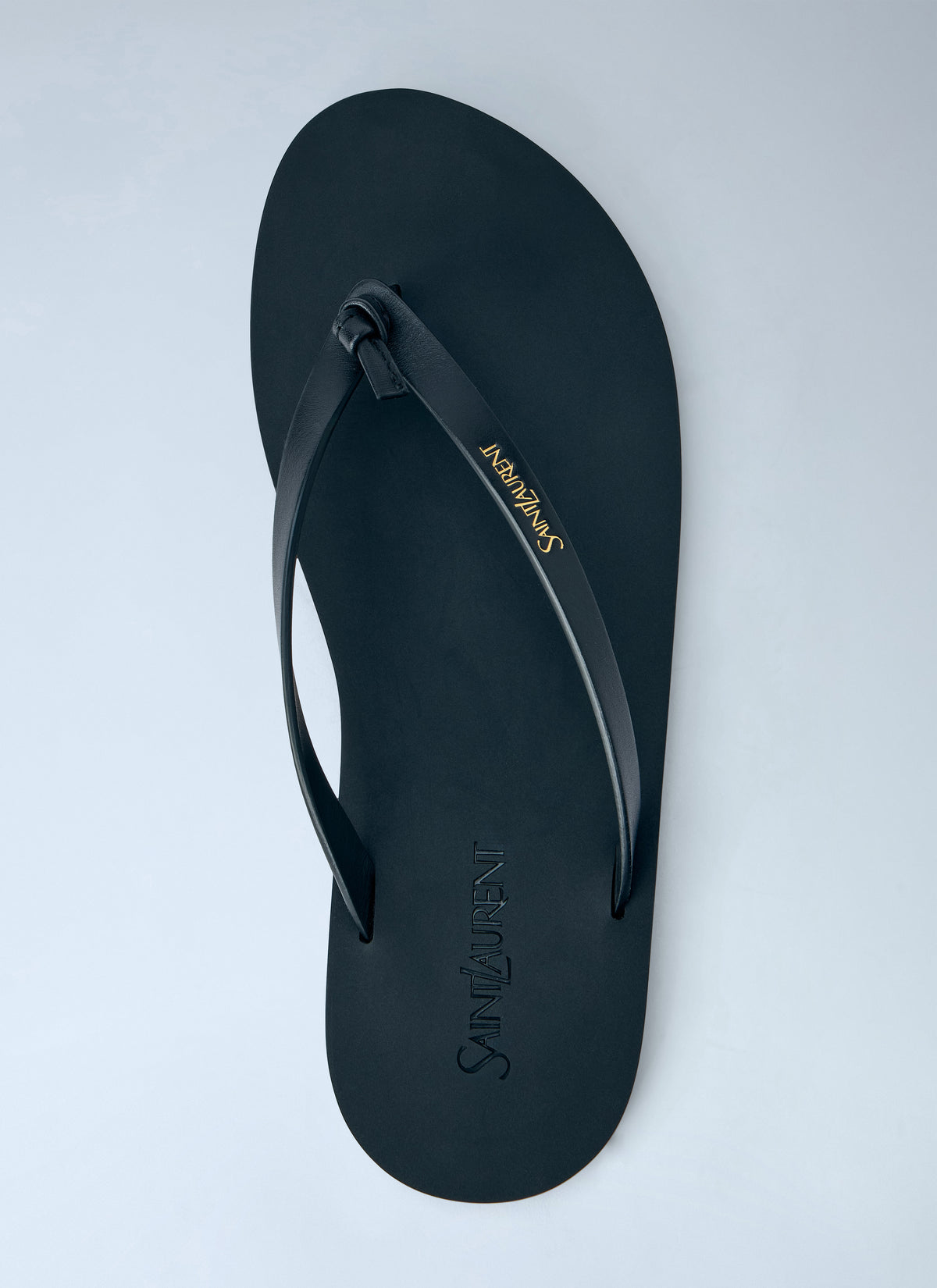 Saint Laurent Women Pool Leather Thong Sandals SAINT LAURENT