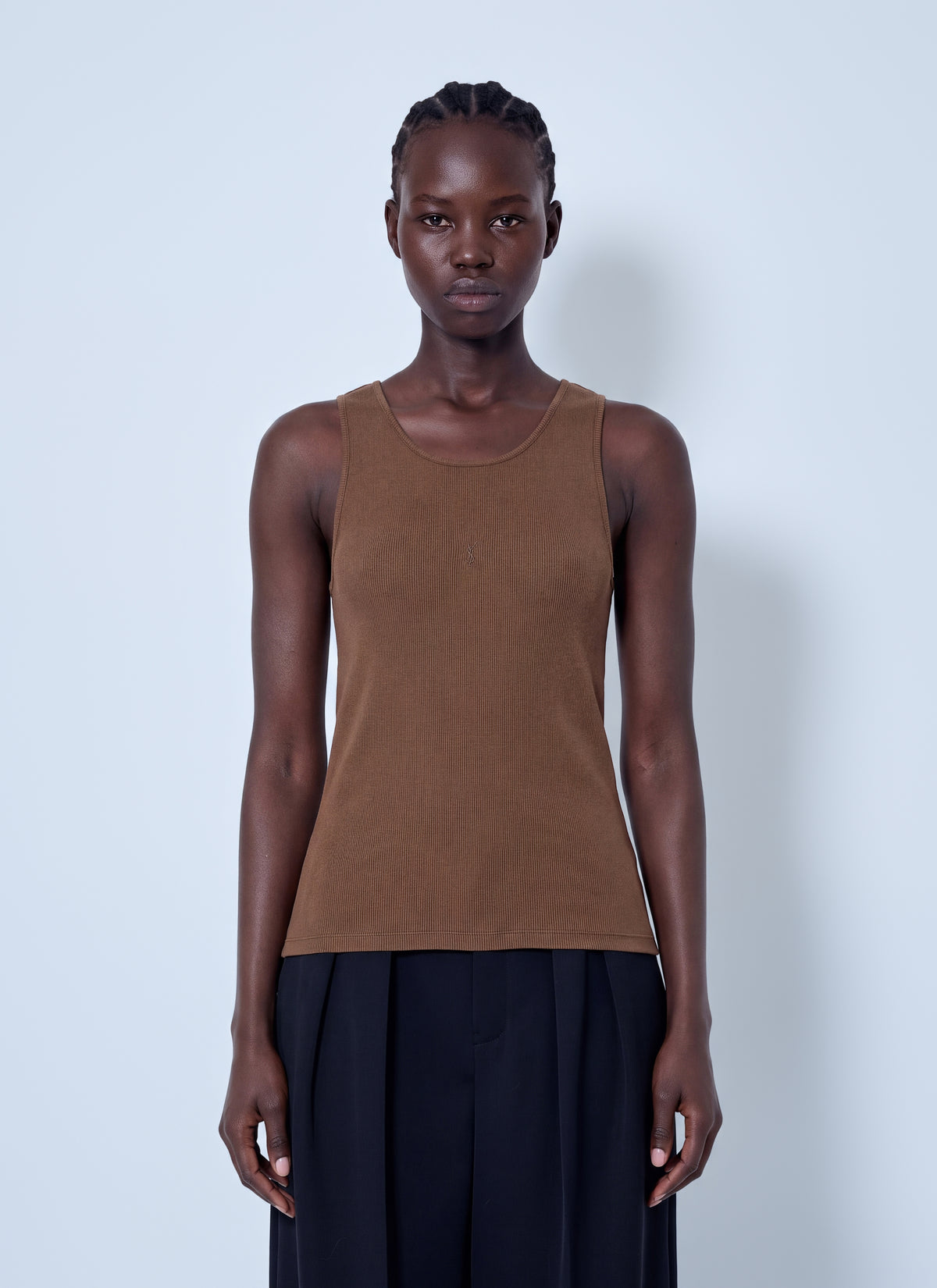 Saint Laurent Women Cassandre Tank Top SAINT LAURENT