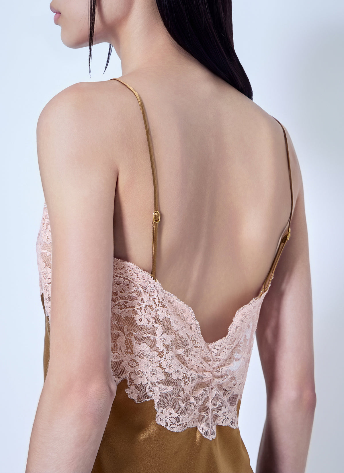 Saint Laurent Women Lace Camisole Top SAINT LAURENT