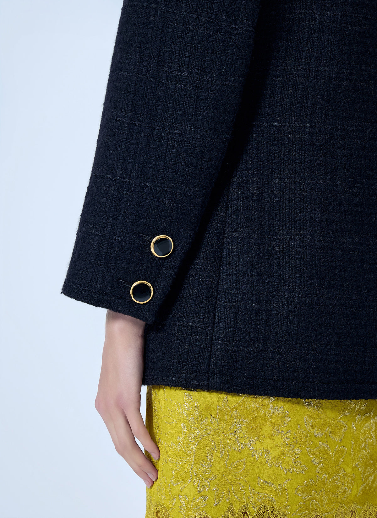 Saint Laurent Women Single-Breasted Jacket In Tweed SAINT LAURENT